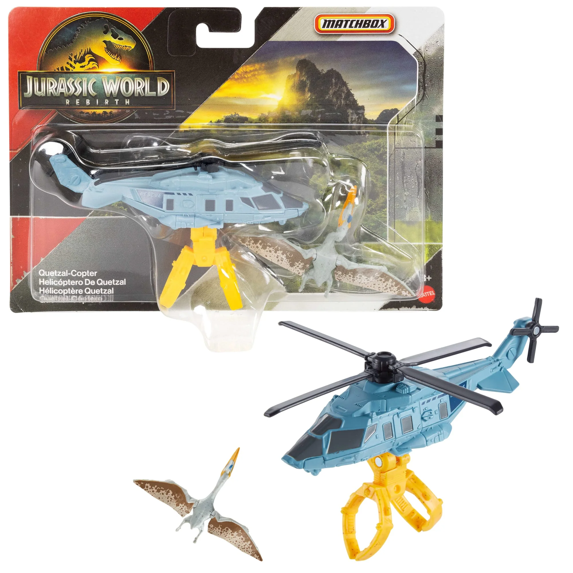 Transporteur de Dinosaures Jurassicworld de Matchbox, Voiture Ou Camion Jouet et 1Ou 2Mini-Dinosaures (Les Modèles Peuvent Varier) - Image 4