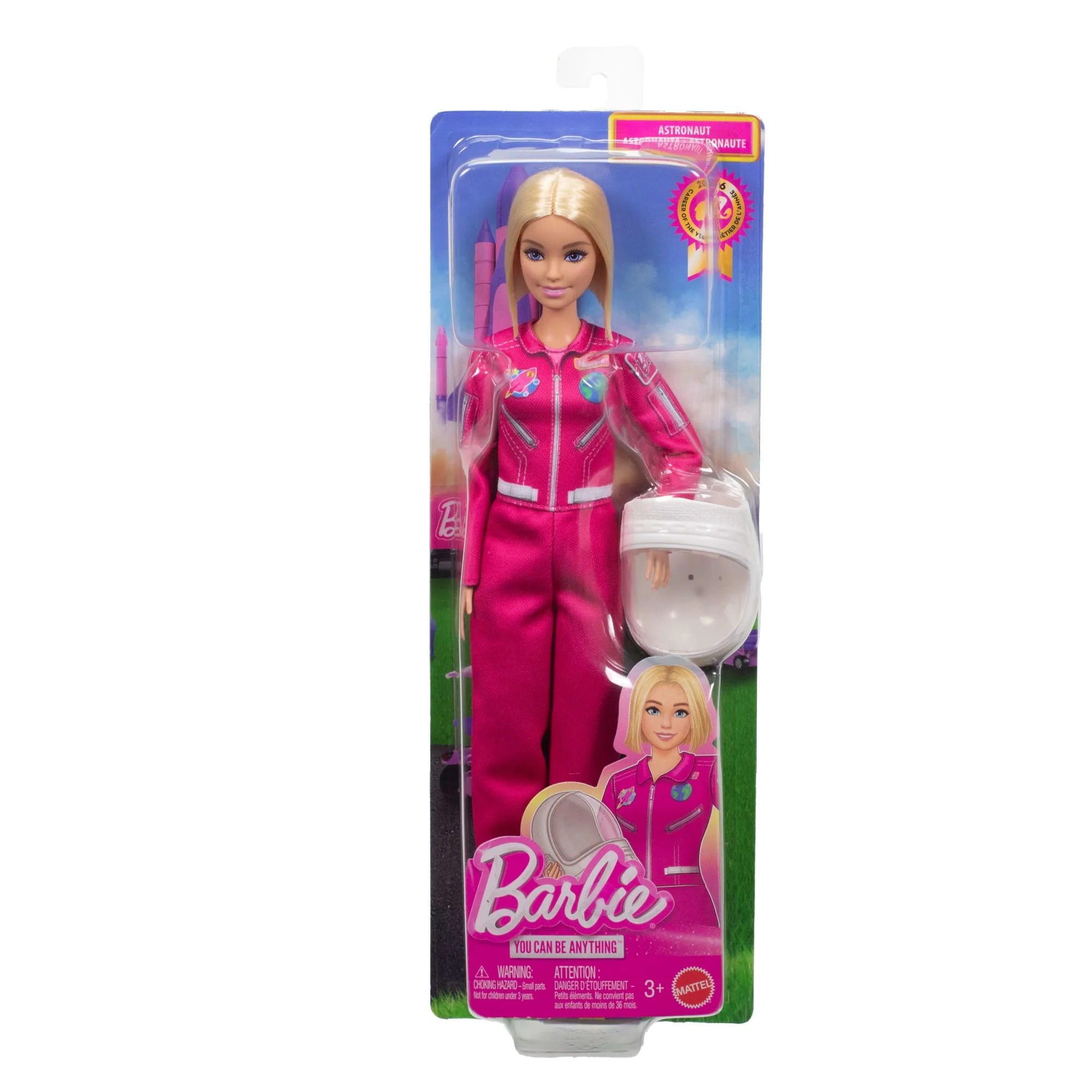 Barbie Careers Astronaut Doll & Accessory, Fashion Doll Wearing Removable Spacesuit With Helmet - Image 6