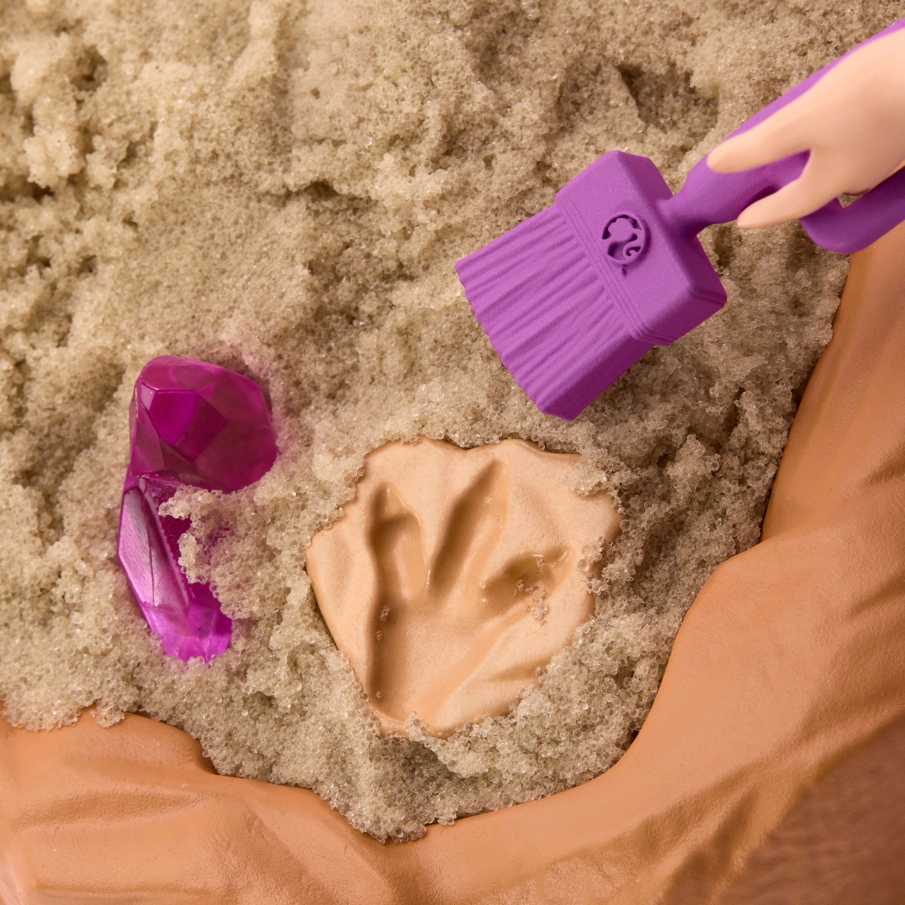Barbie Careers Fashion Doll, Stem Paleontologist With Baby Dino, Themed Outfit, Dough & Sand Playset - Image 5