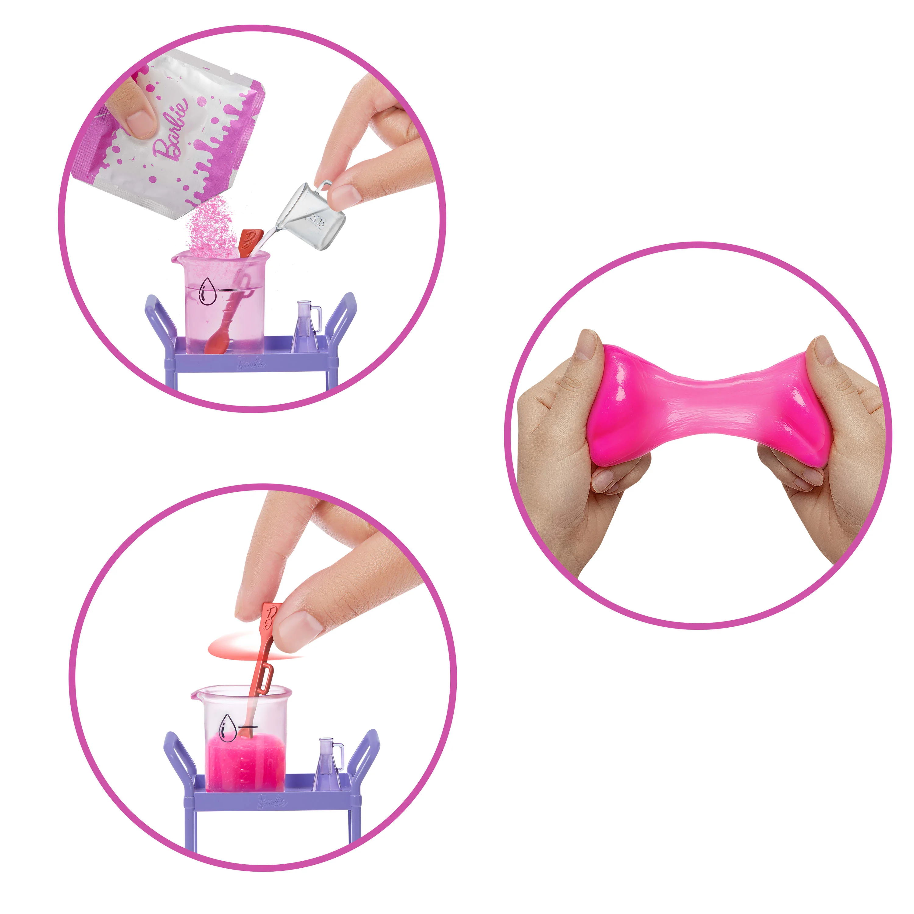 Barbie Careers Fashion Doll, Stem Science Lab Playset, Slime & Crystal Accessories, Themed Outfit - Image 2