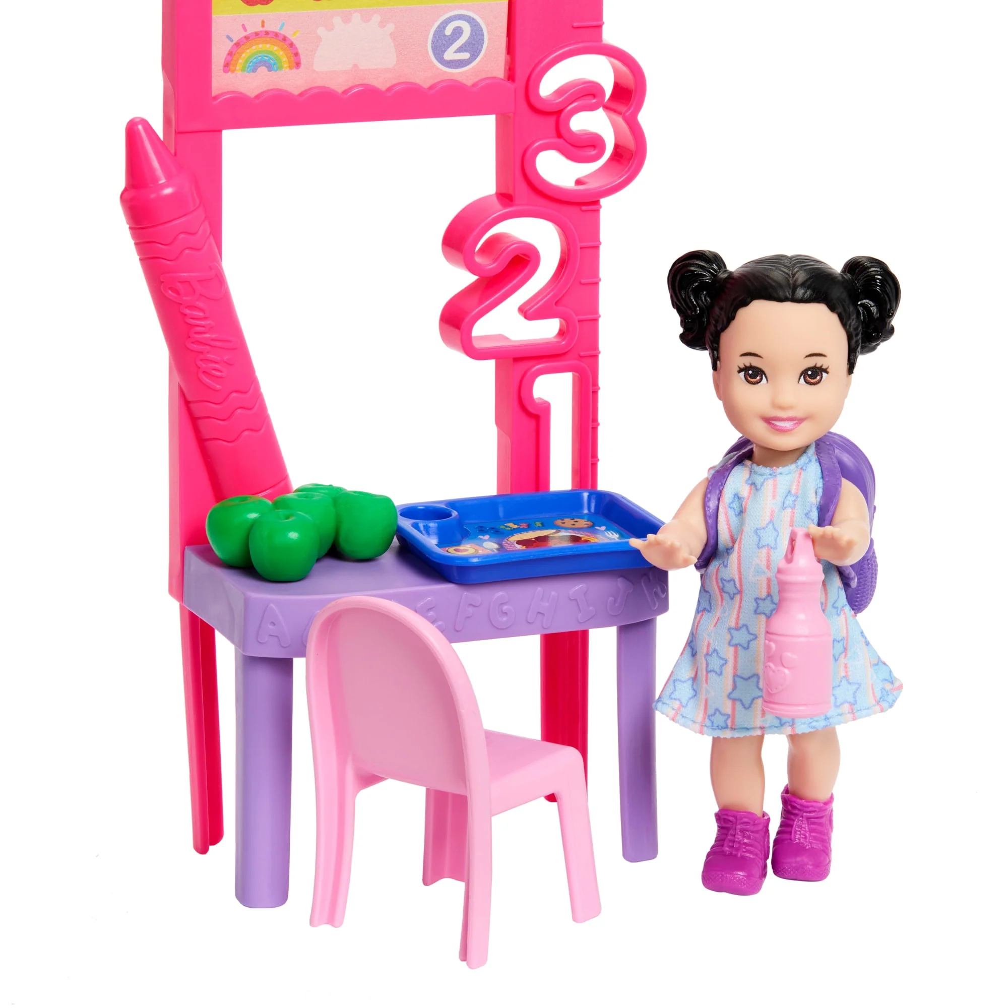 Barbie Careers Teacher Playset With Fashon Doll, Toddler Doll, Classroom Board & Accessories - Image 3