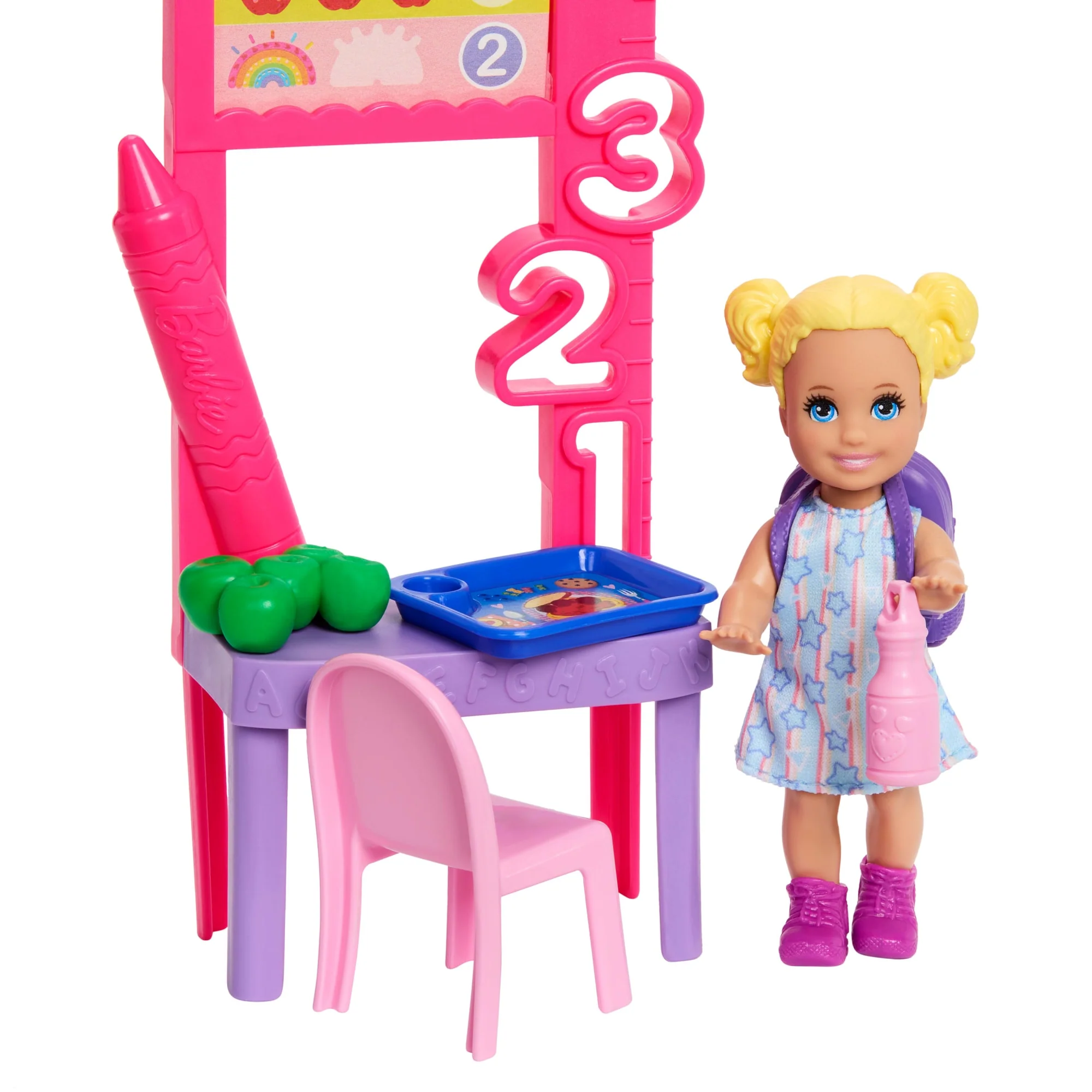 Barbie Careers Teacher Playset With Fashon Doll, Toddler Doll, Classroom Board & Accessories - Image 3