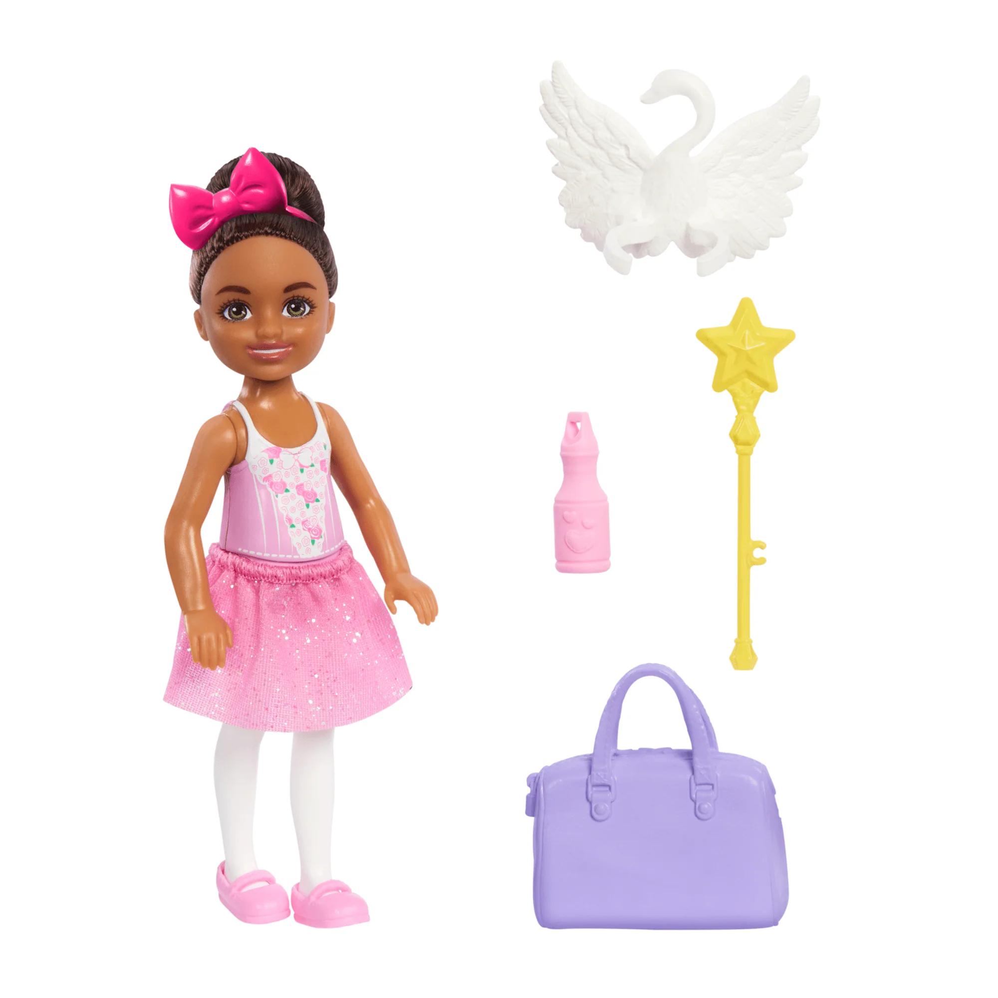 Barbie Chelsea Poupée Ballerine et Accessoires, Brunette - Image 2