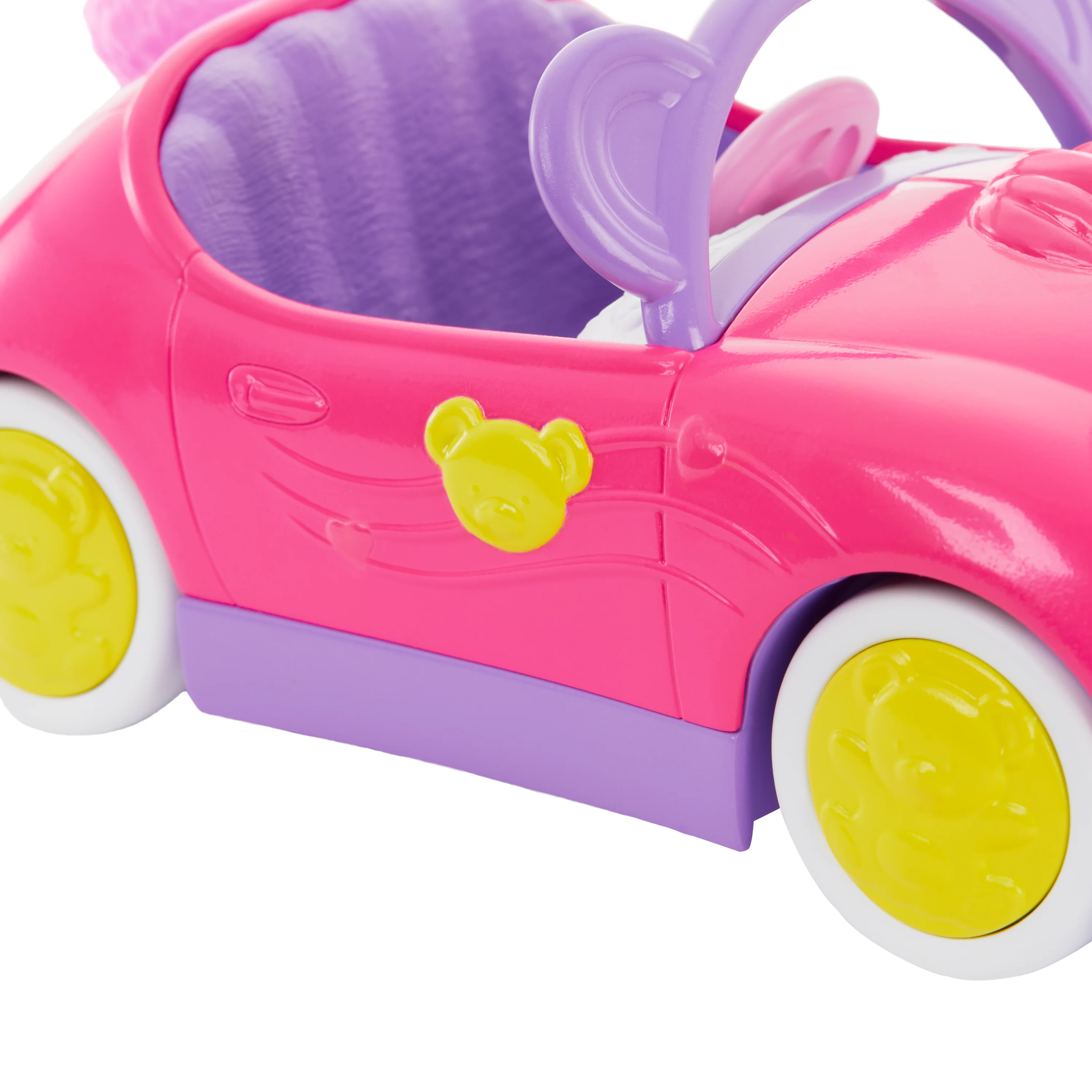 Barbie Chelsea Vehicle Set With Blonde Small Doll, Toy Car & Teddy Bear Accessory - Image 3