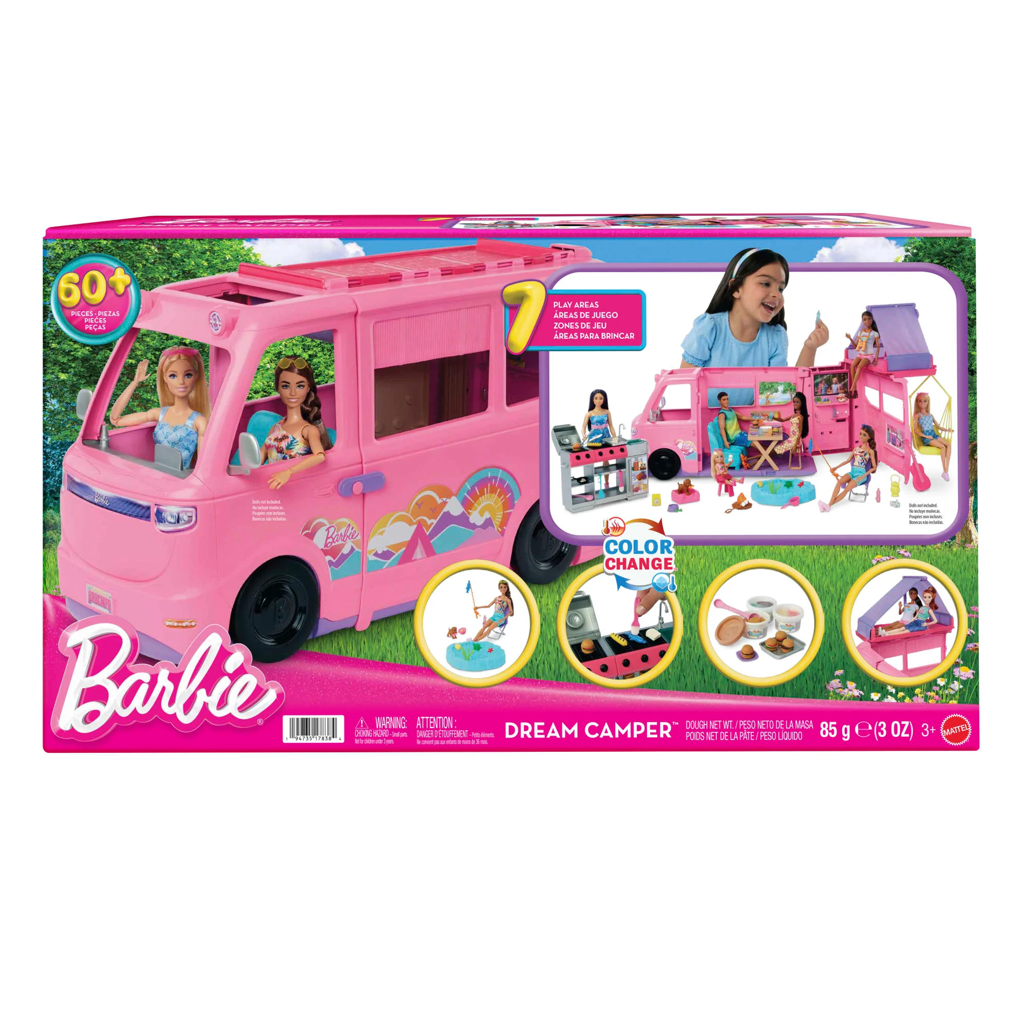 Barbie-Coffret Camping-Car de Rêve-Avec Plus de 60Accessoires - Image 6