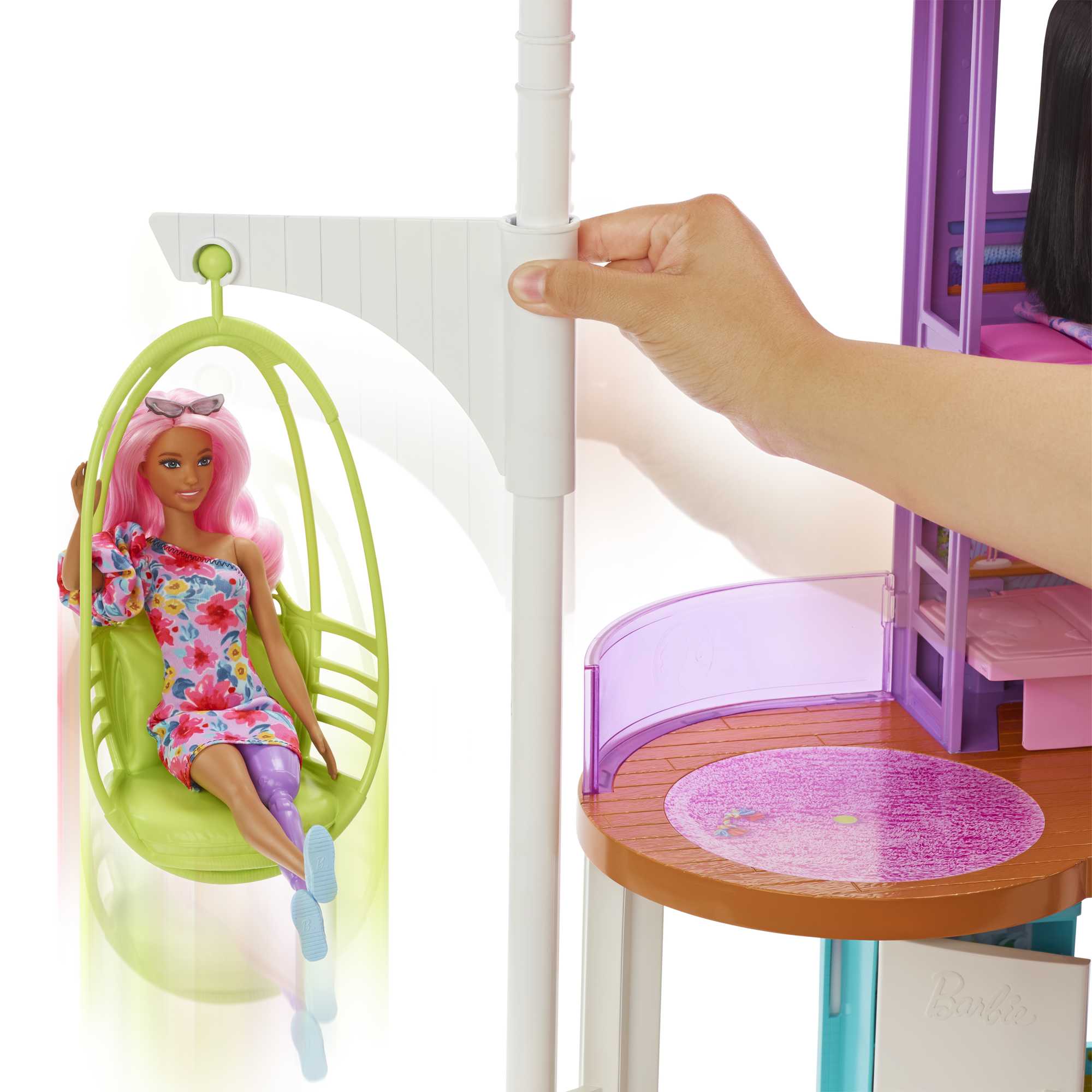 Barbie®  Coffret de Jeu  Maison de Vacances  30+ Éléments, 3+ Ans - Image 5