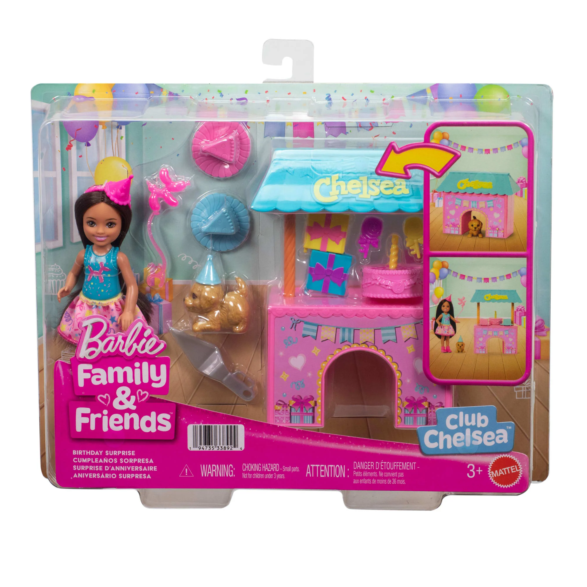 Barbie Conjunto de Brinquedo Barbie Chelsea Festa de Aniversário - Image 6