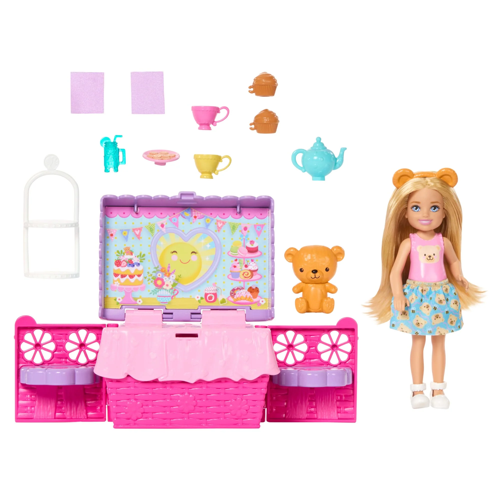 Barbie Conjunto de Brinquedo Barbie Chelsea Festa do Chá