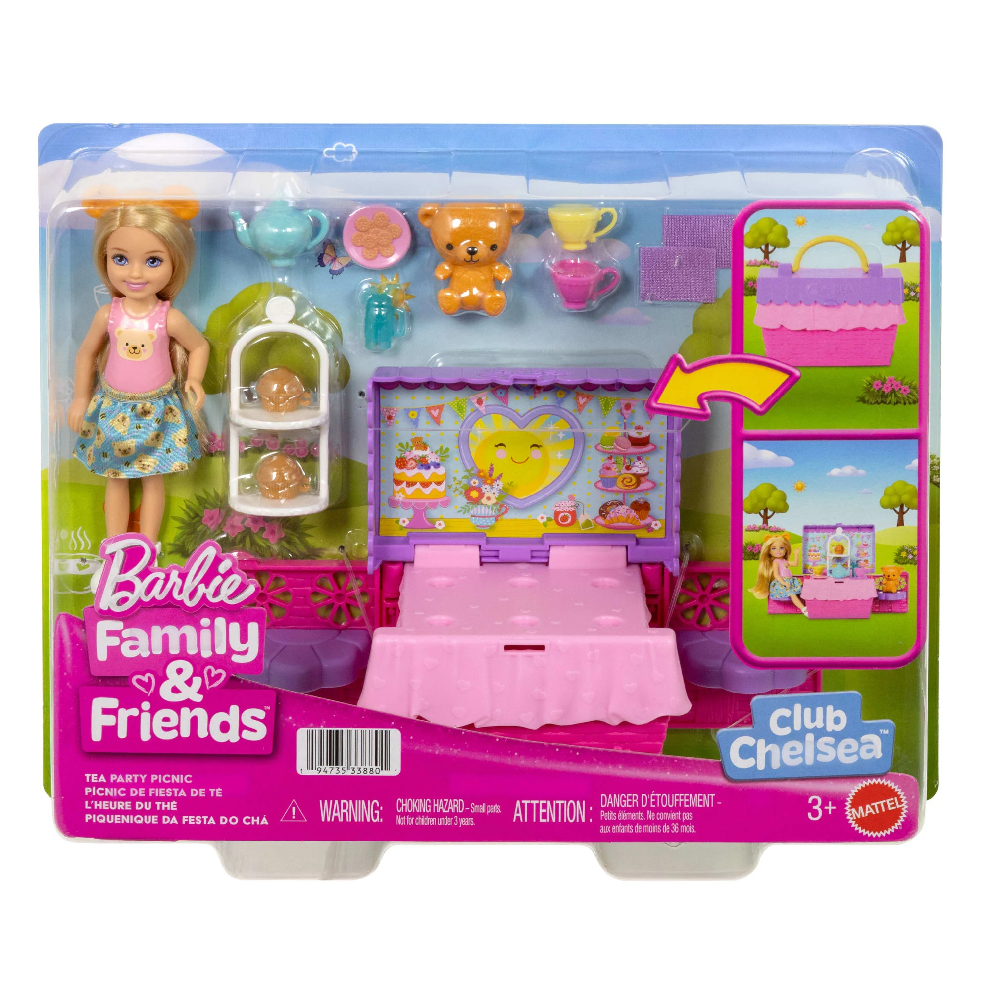 Barbie Conjunto de Brinquedo Barbie Chelsea Festa do Chá - Image 6