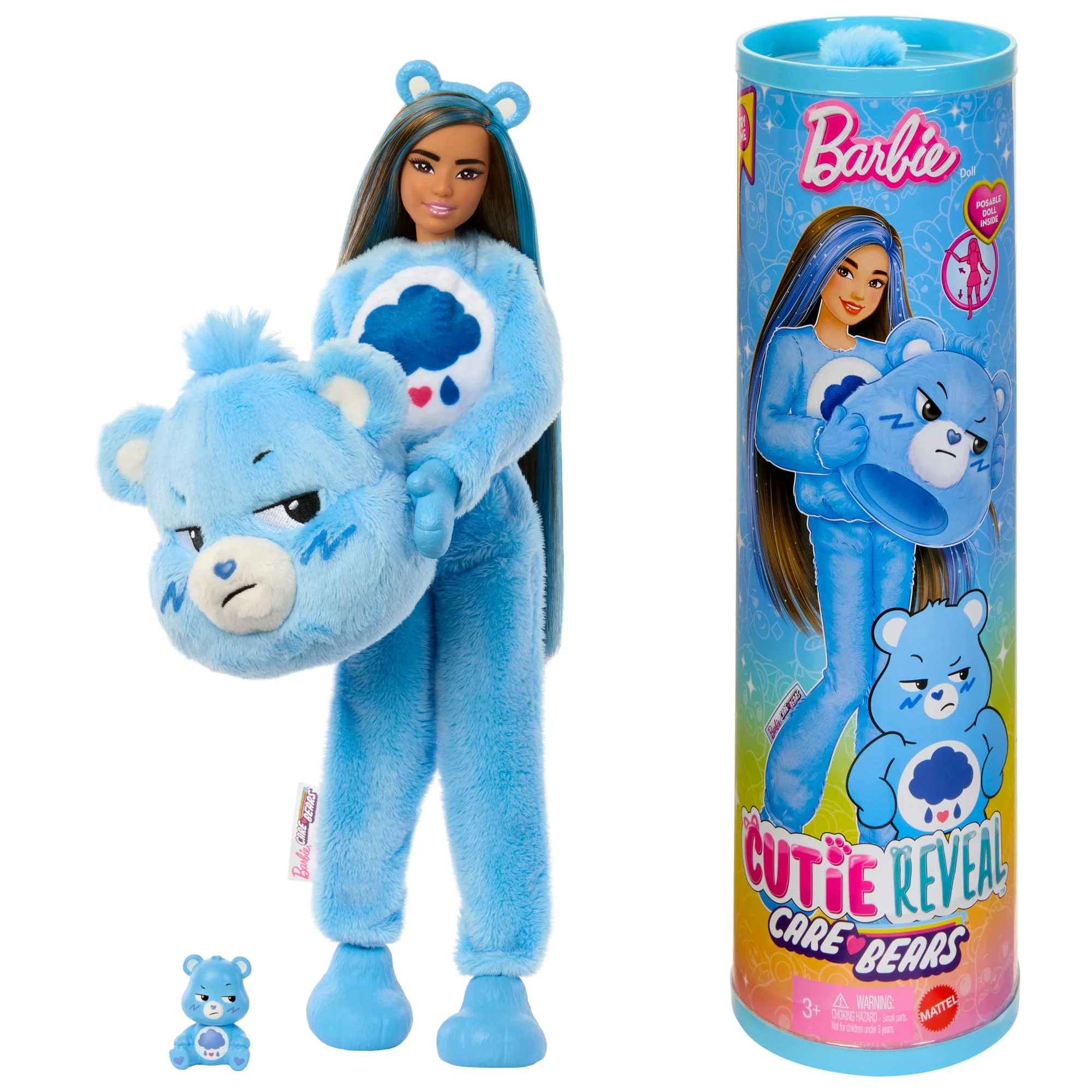 Barbie Cutie Reveal Muñeca Ositos Cariñositos Azul