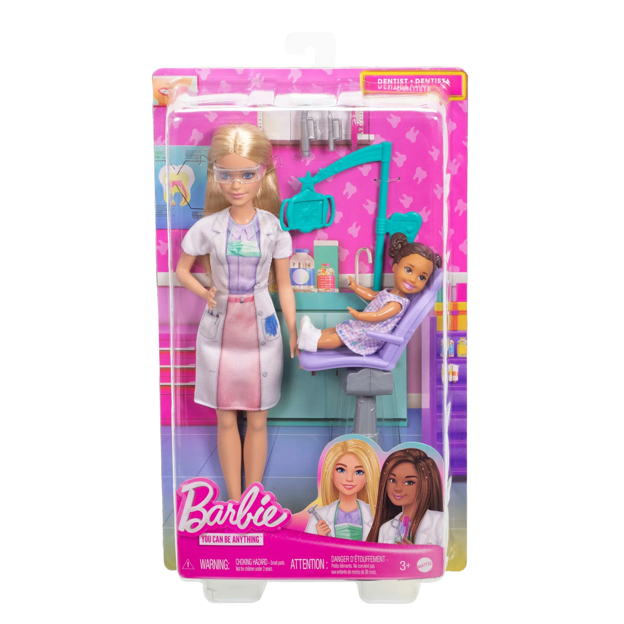 Barbie Dentist Doll With Blonde Fashion Doll, 1 Kid Doll, Medical Doctor Furniture & Accessories - Image 6