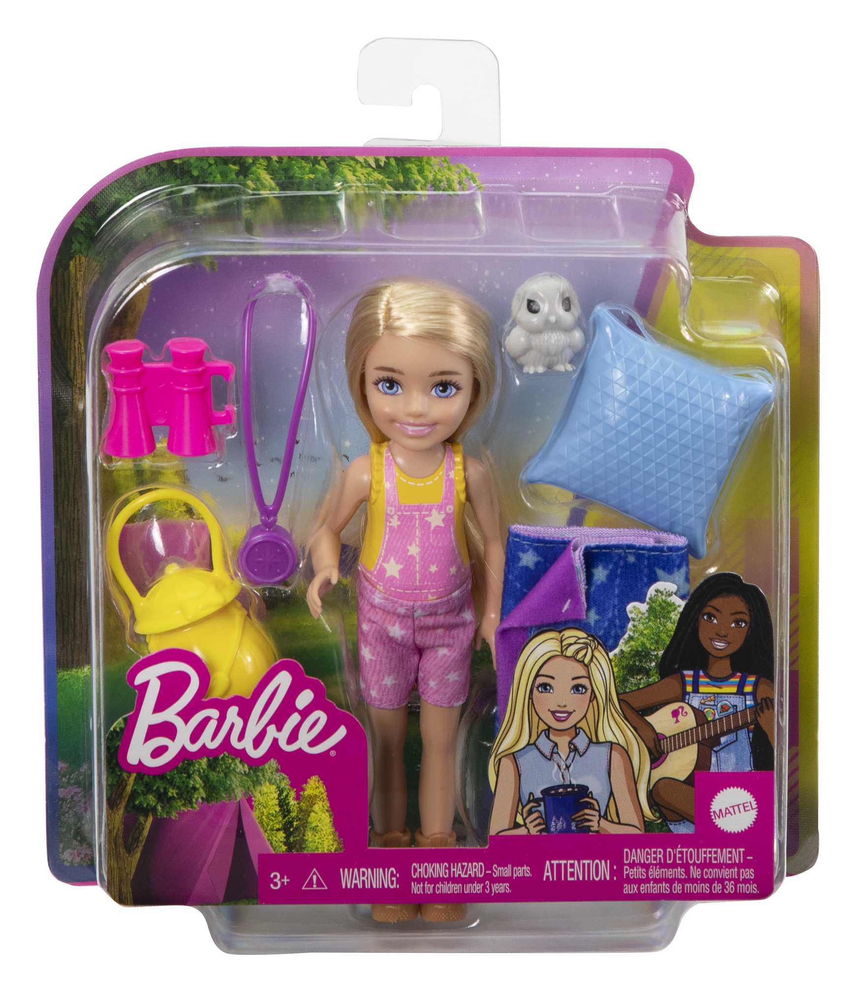 Barbie It Takes Two Chelsea Camping Doll With Pet Owl & Accessories, 3 To 7 Year Olds - Image 6