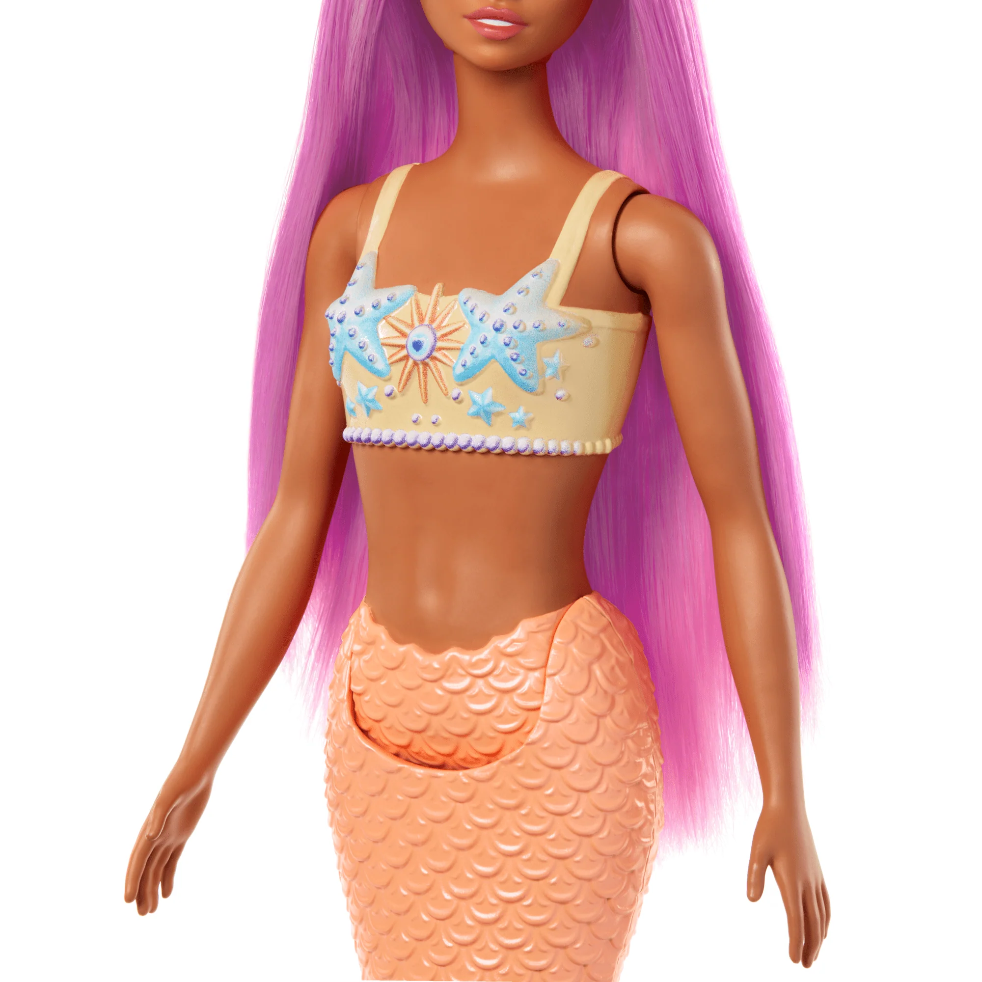 Barbie Mermaid Dolls With Colorful Hair, Tails And Headband Accessories - Image 4