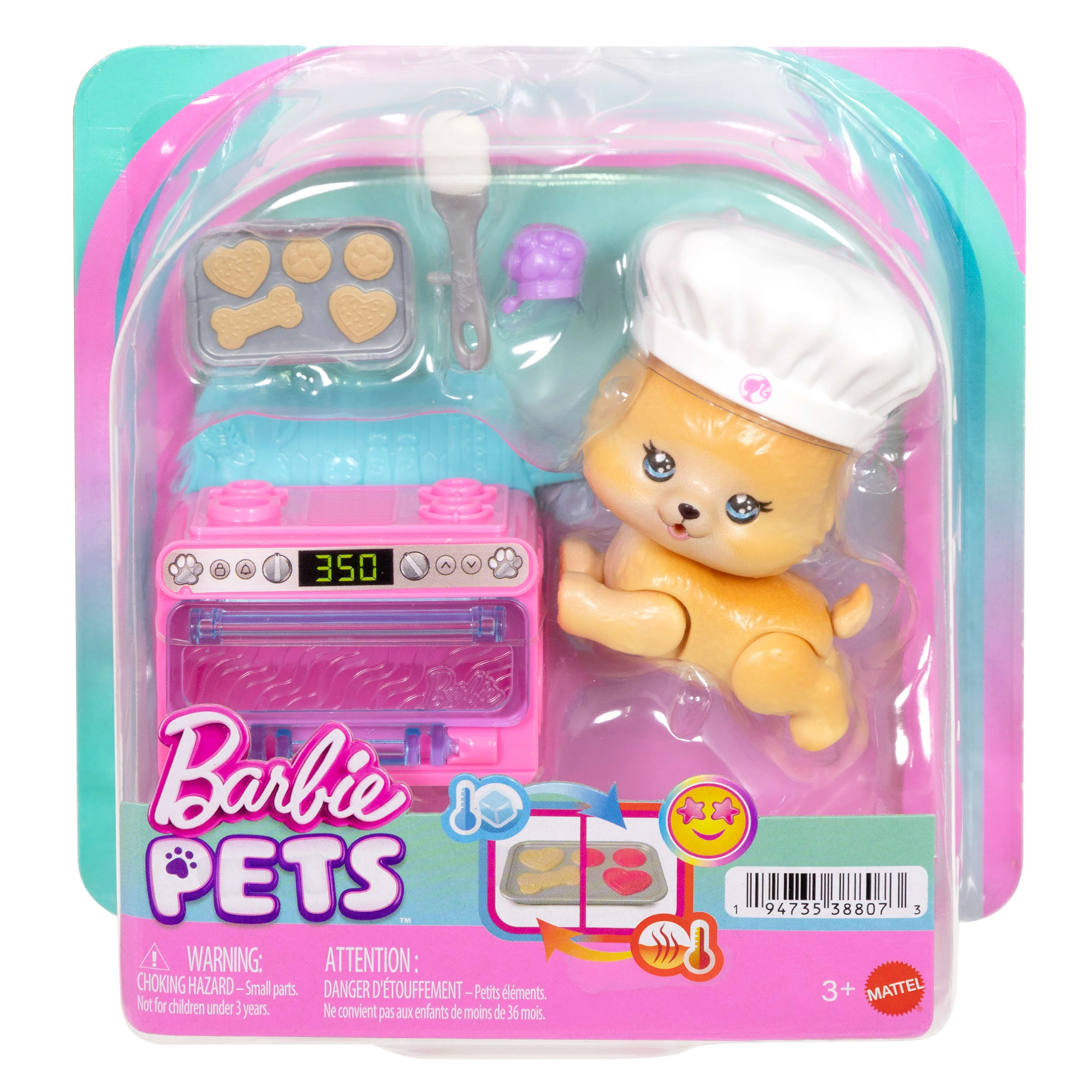 Barbie Dream Squad Pet Puppy With Baking-Themed, Color-Changing Accessories - Image 5