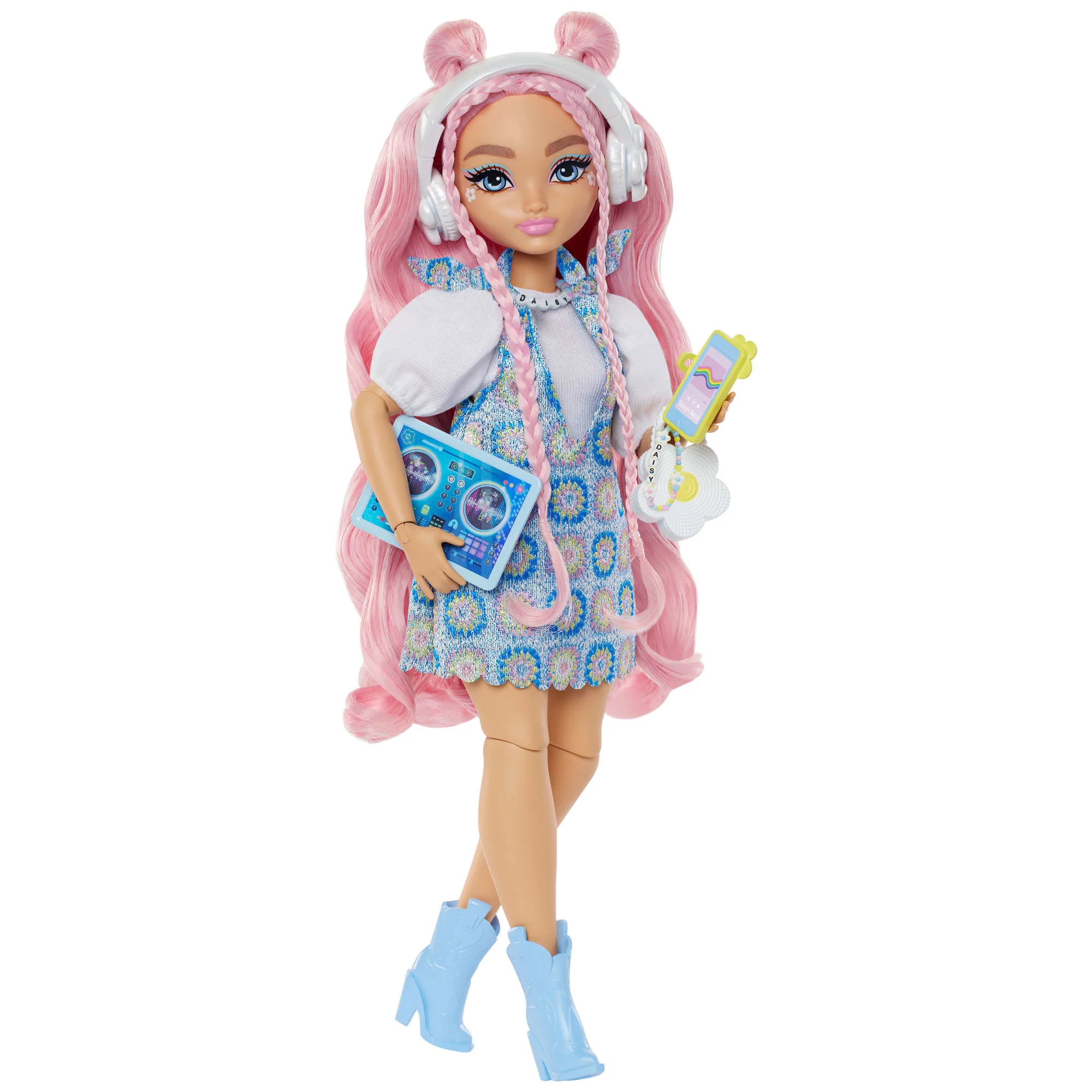 Barbie Équipe de Rêve Poupée Mode Daisy Jean, 9 Accessoires