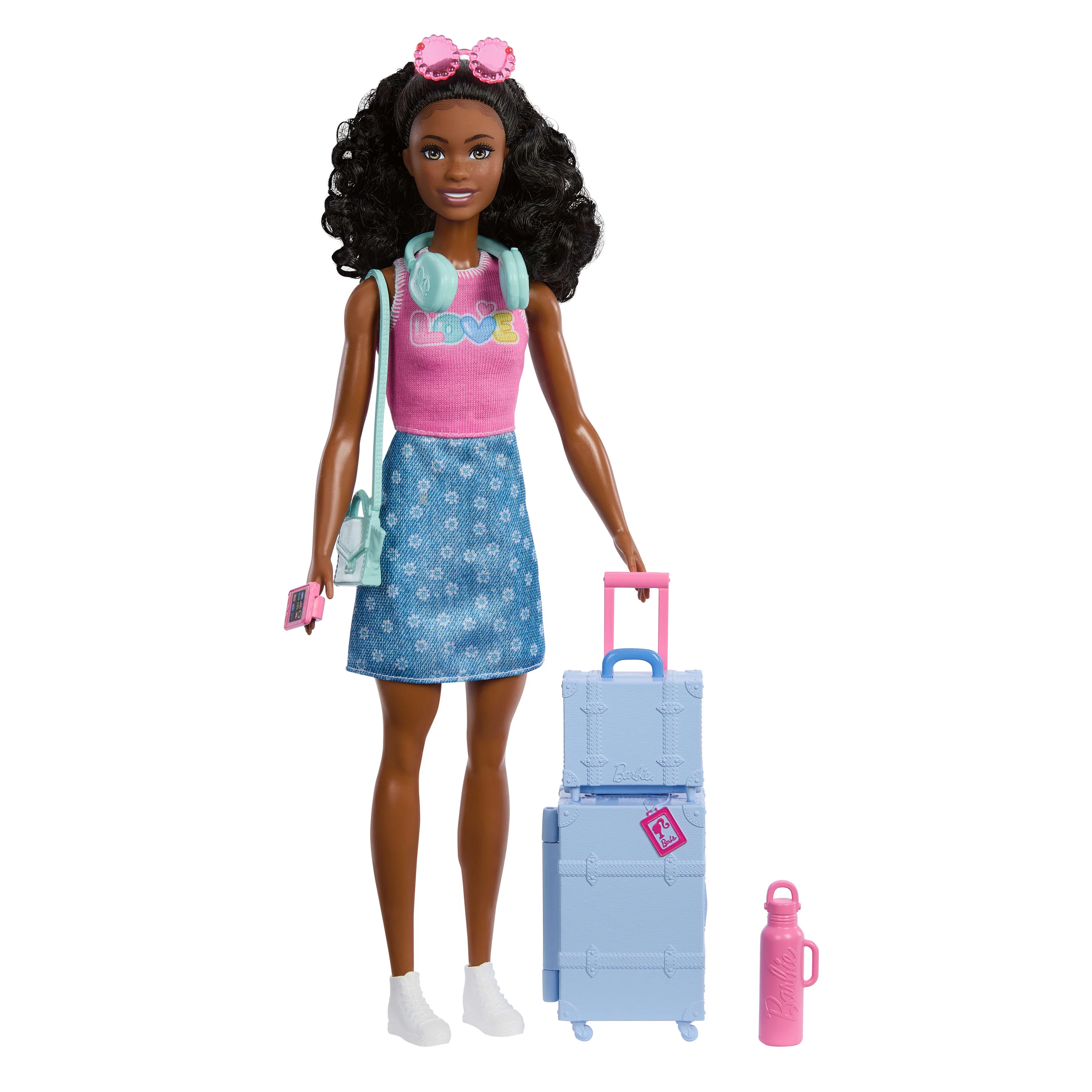 Barbie Family Muñeca Brooklyn Aventuras de Viaje