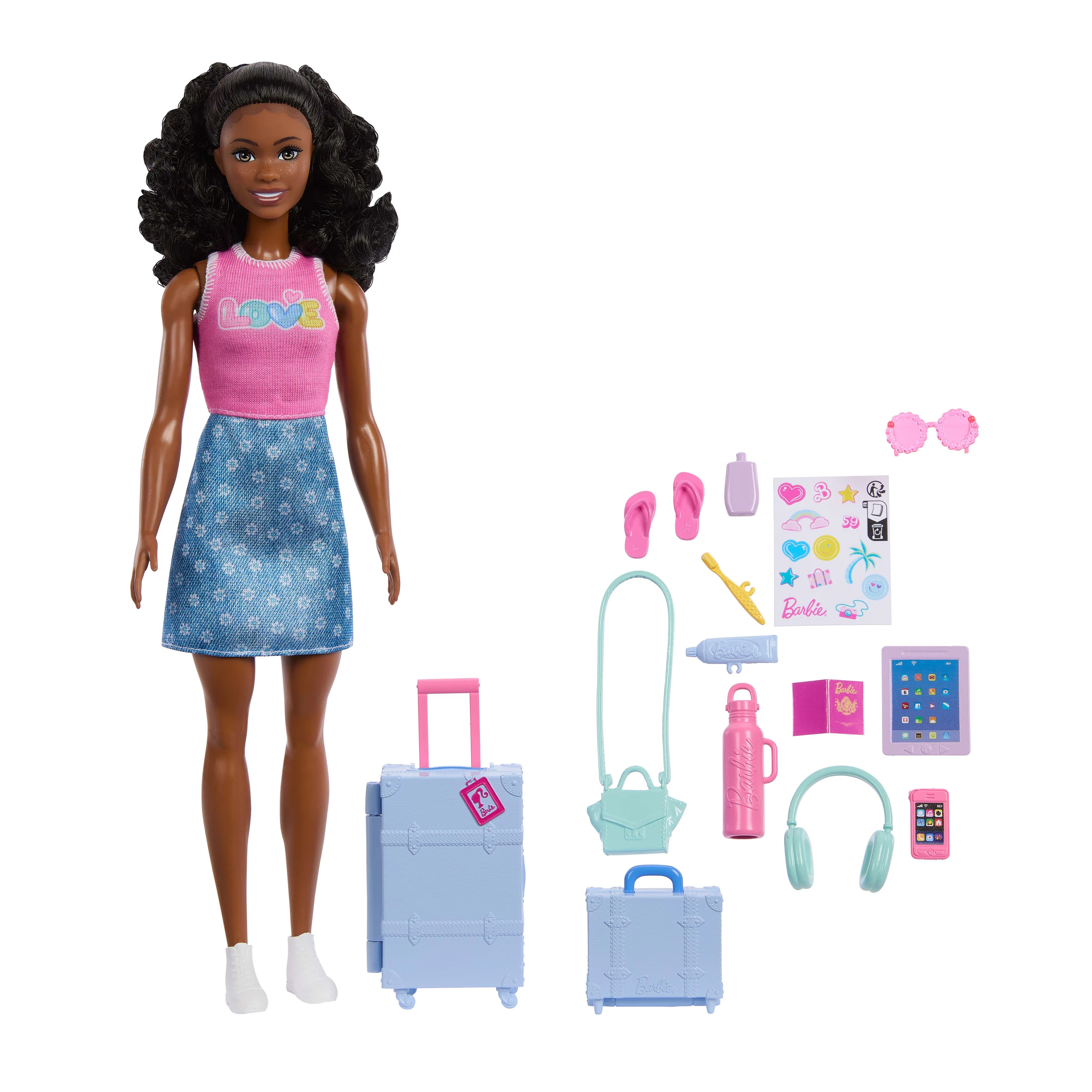 Barbie Family Muñeca Brooklyn Aventuras de Viaje - Image 5
