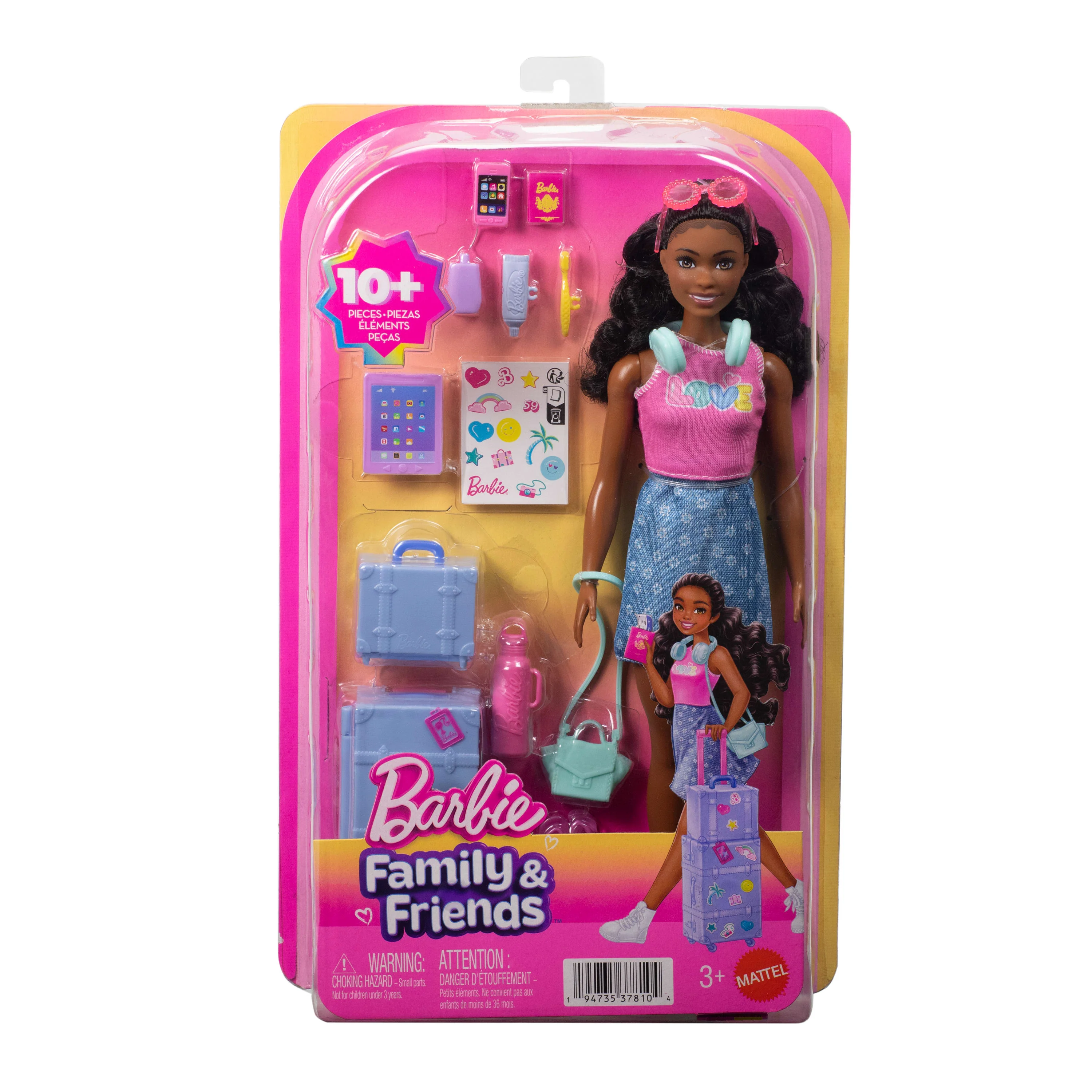 Barbie Family Muñeca Brooklyn Aventuras de Viaje - Image 6