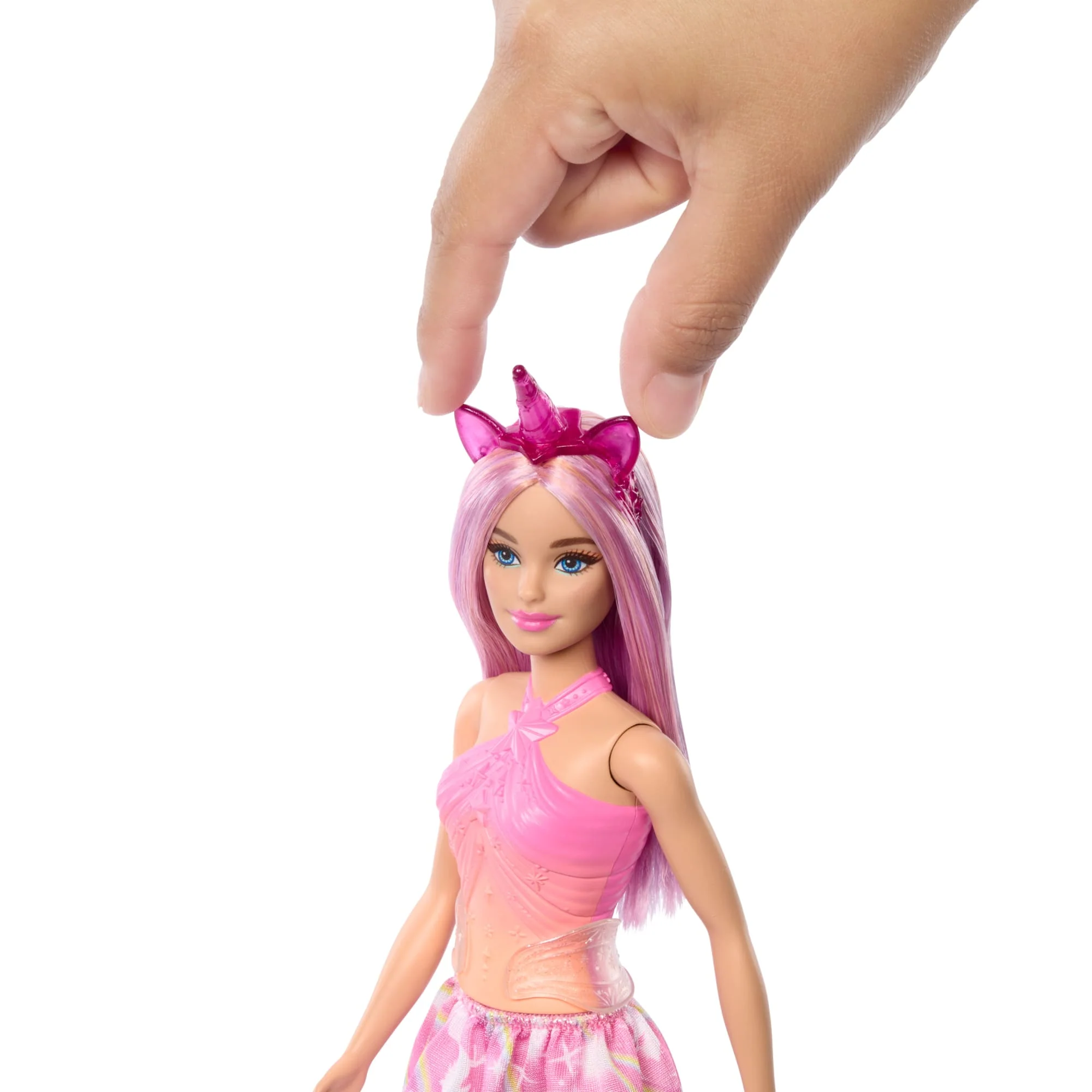 Barbie Fantasia Boneca Saia de Unicórnio de Sonho Rosa - Image 2