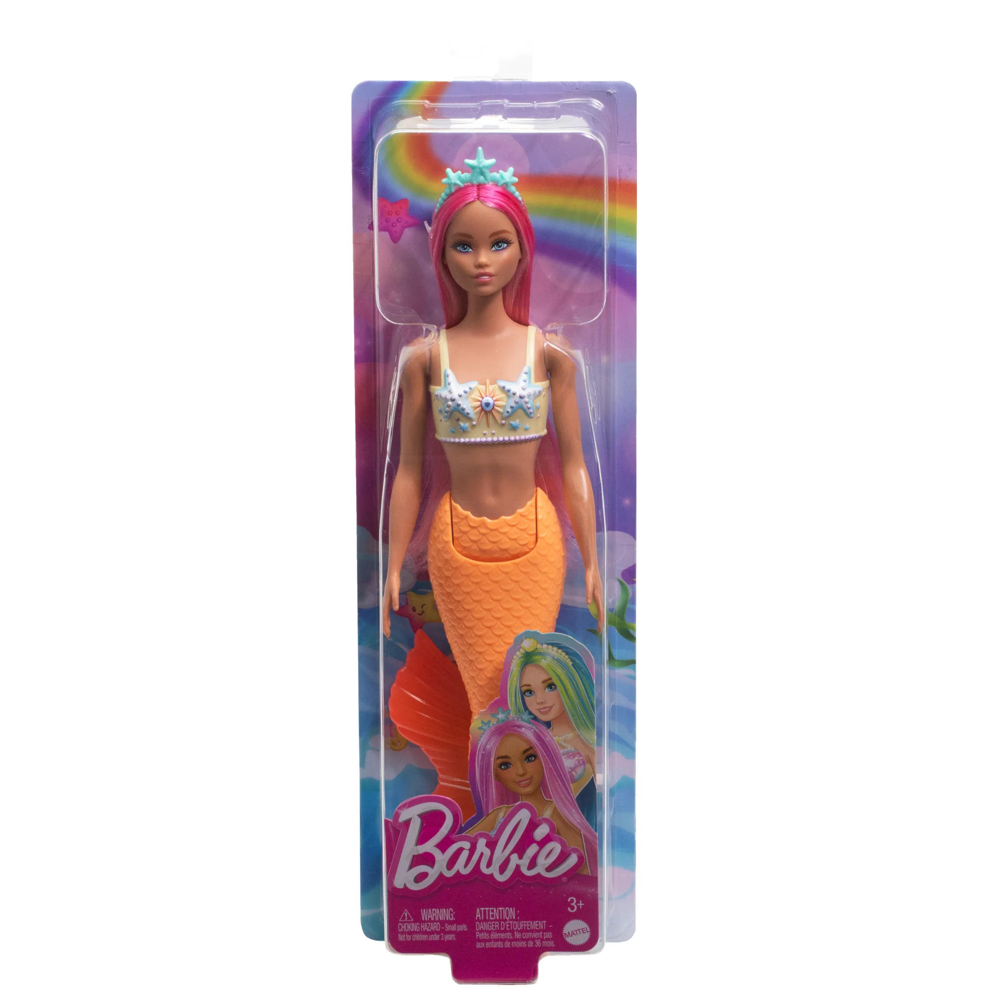 Barbie Fantasía Muñeca Sirena Cabello Morado - Image 6