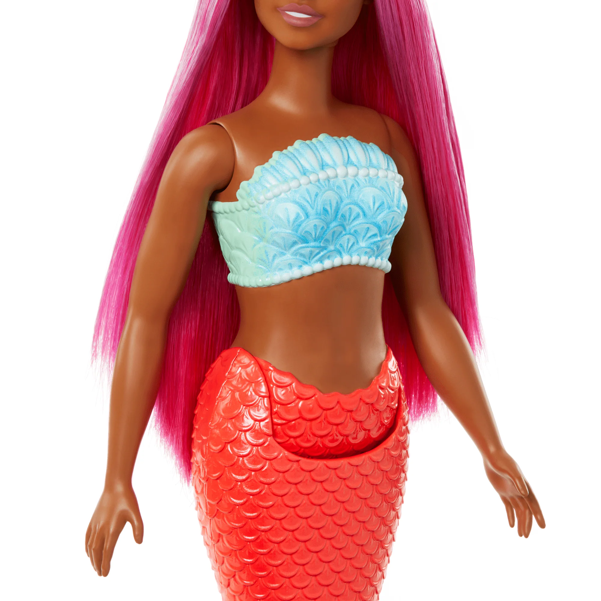 Barbie Fantasía Muñeca Sirena Cabello Rosa - Image 3