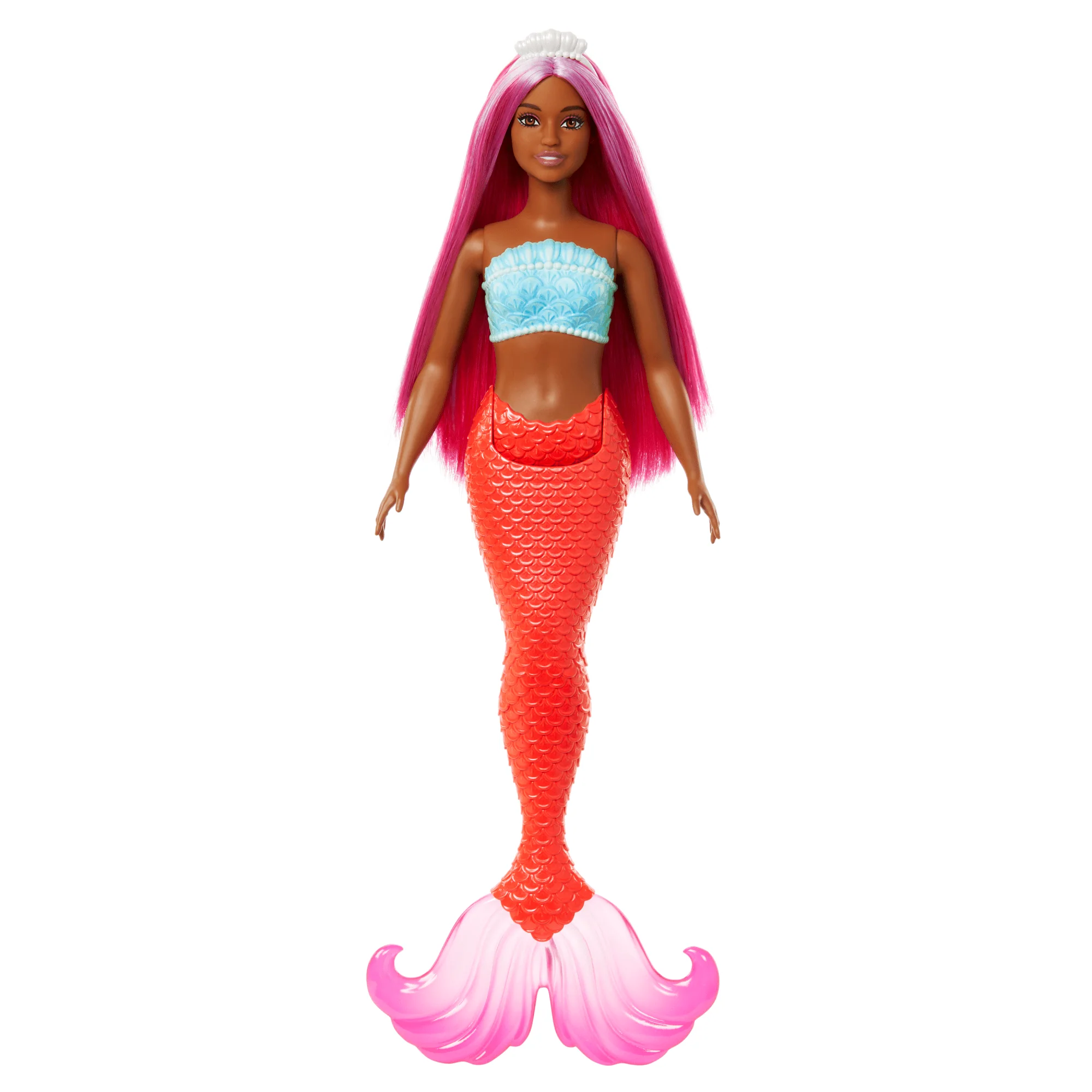 Barbie Fantasía Muñeca Sirena Cabello Rosa - Image 4