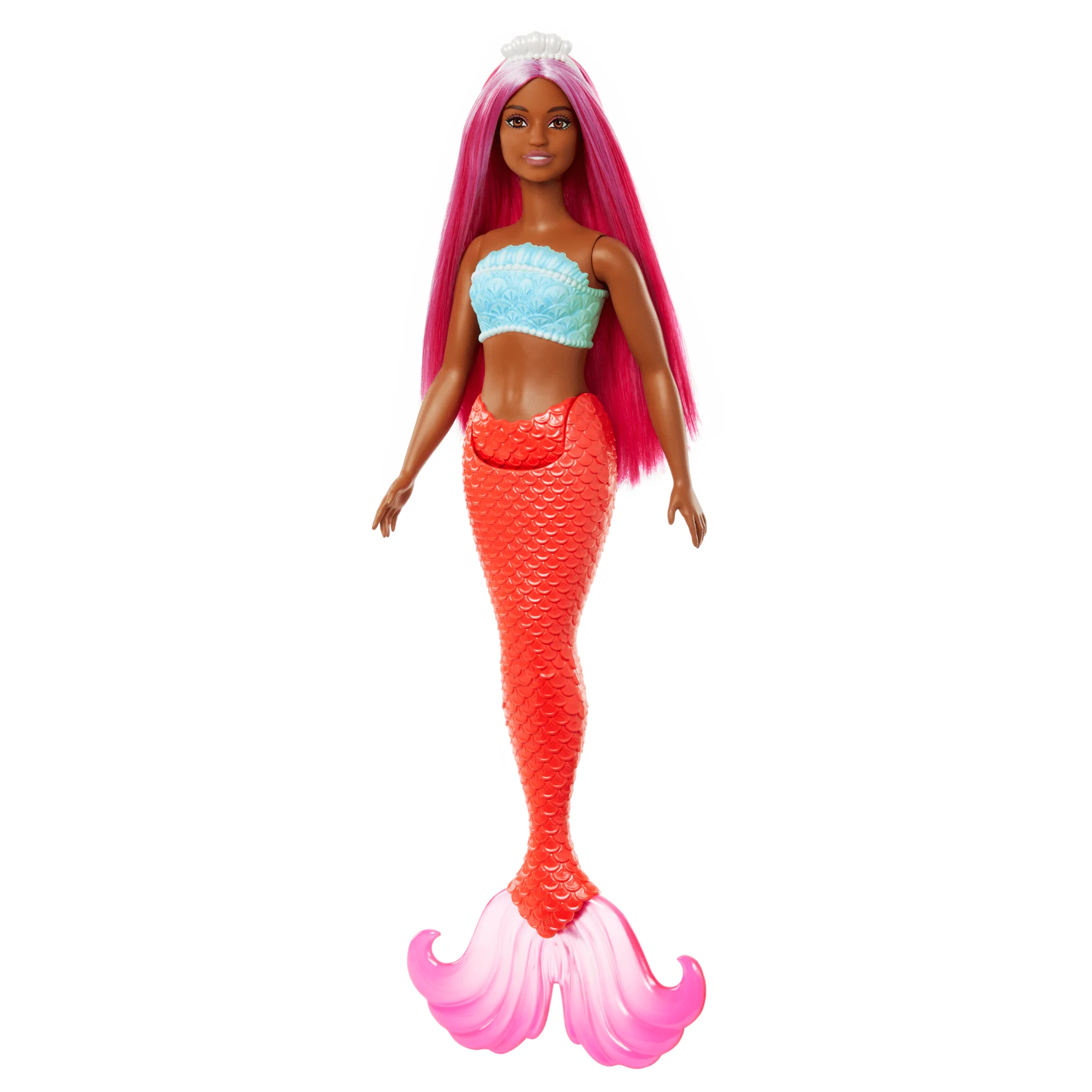 Barbie Fantasía Muñeca Sirena Cabello Rosa - Image 5