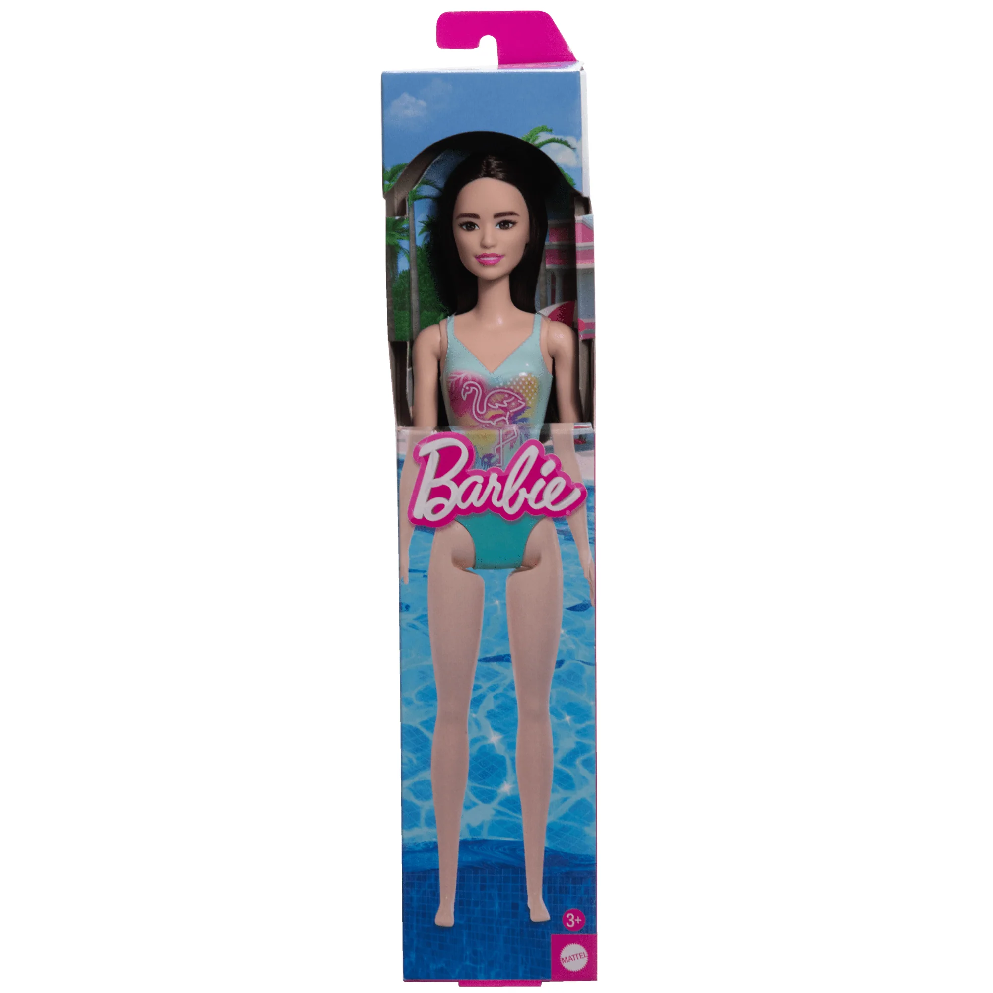 Barbie Fashion & Beauty Muñeca Playa con Traje de Baño Azul - Image 4
