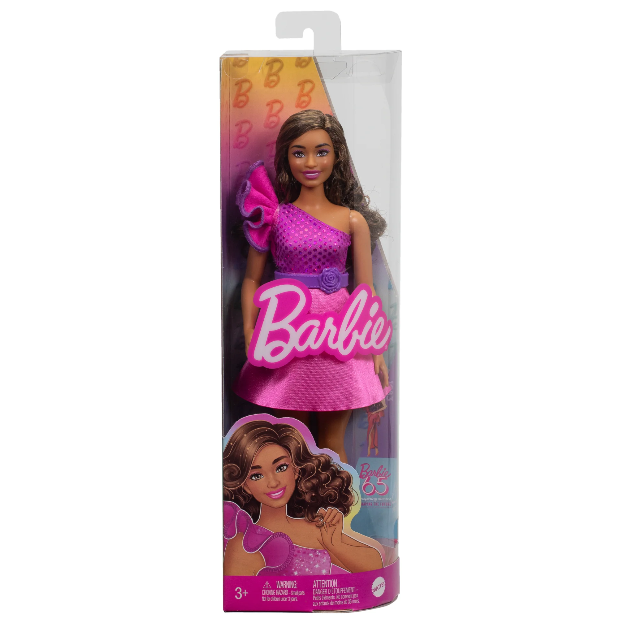 Barbie Fashionista Boneca Vestido Rosa Brilhante - Image 6