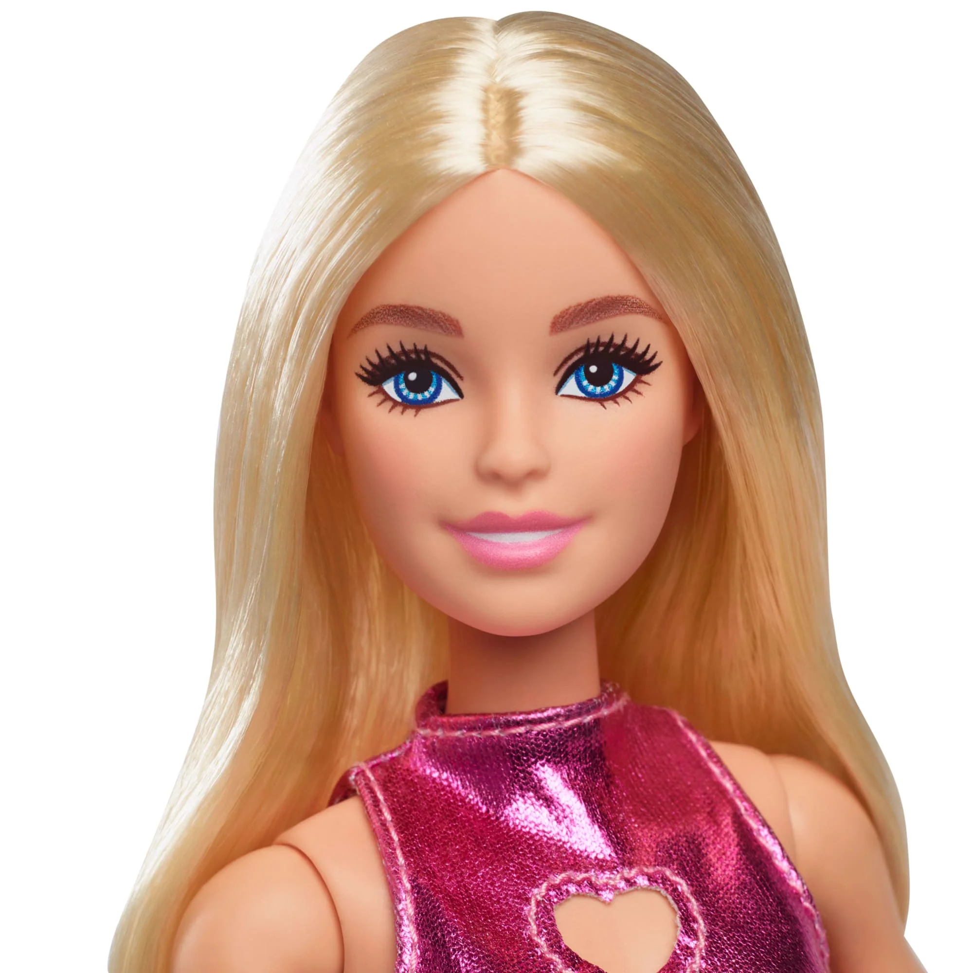Barbie Fashionista Boneca Vestido Rosa de Pele - Image 3