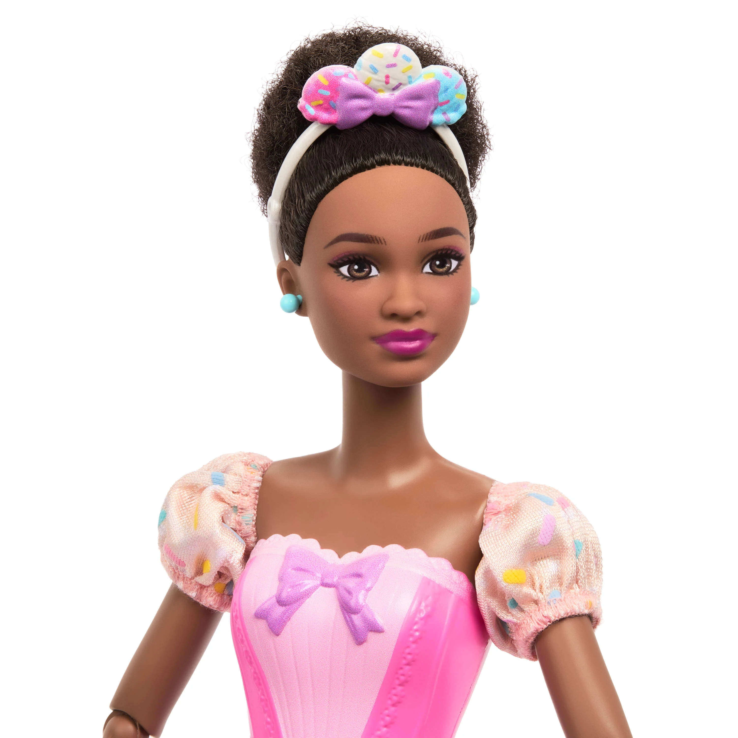 Barbie in The Nutcracker Land Of Sweets Ballerina Nikki Doll With Black Hair With Tutu And Candy Themed Accessories - Image 3