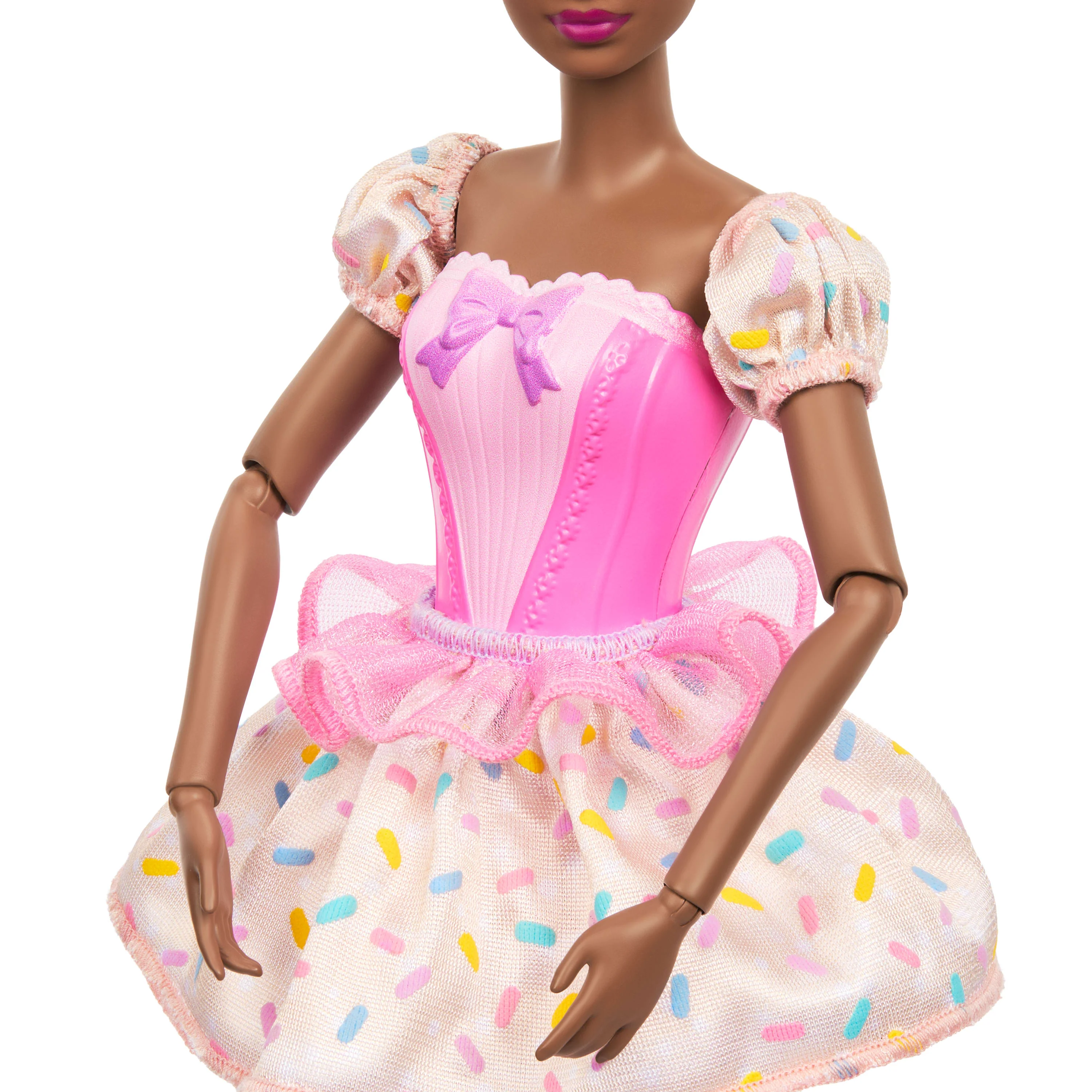 Barbie in The Nutcracker Land Of Sweets Ballerina Nikki Doll With Black Hair With Tutu And Candy Themed Accessories - Image 4