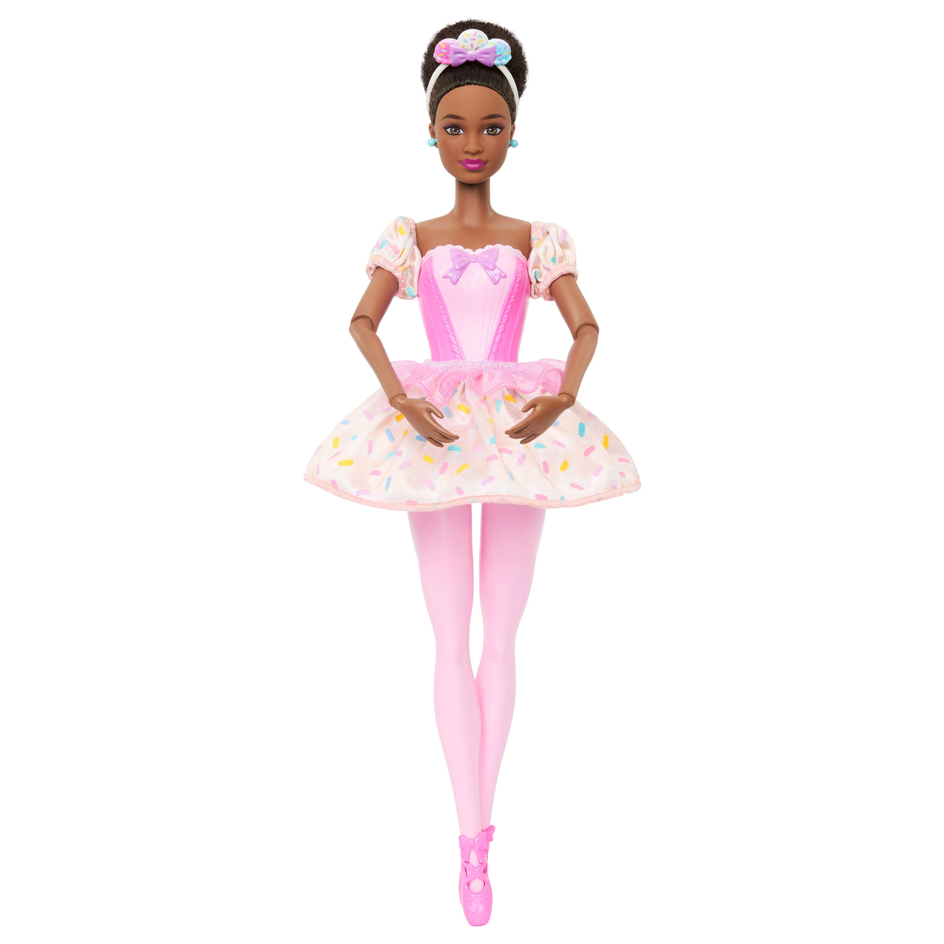 Barbie in The Nutcracker Land Of Sweets Ballerina Nikki Doll With Black Hair With Tutu And Candy Themed Accessories - Image 2