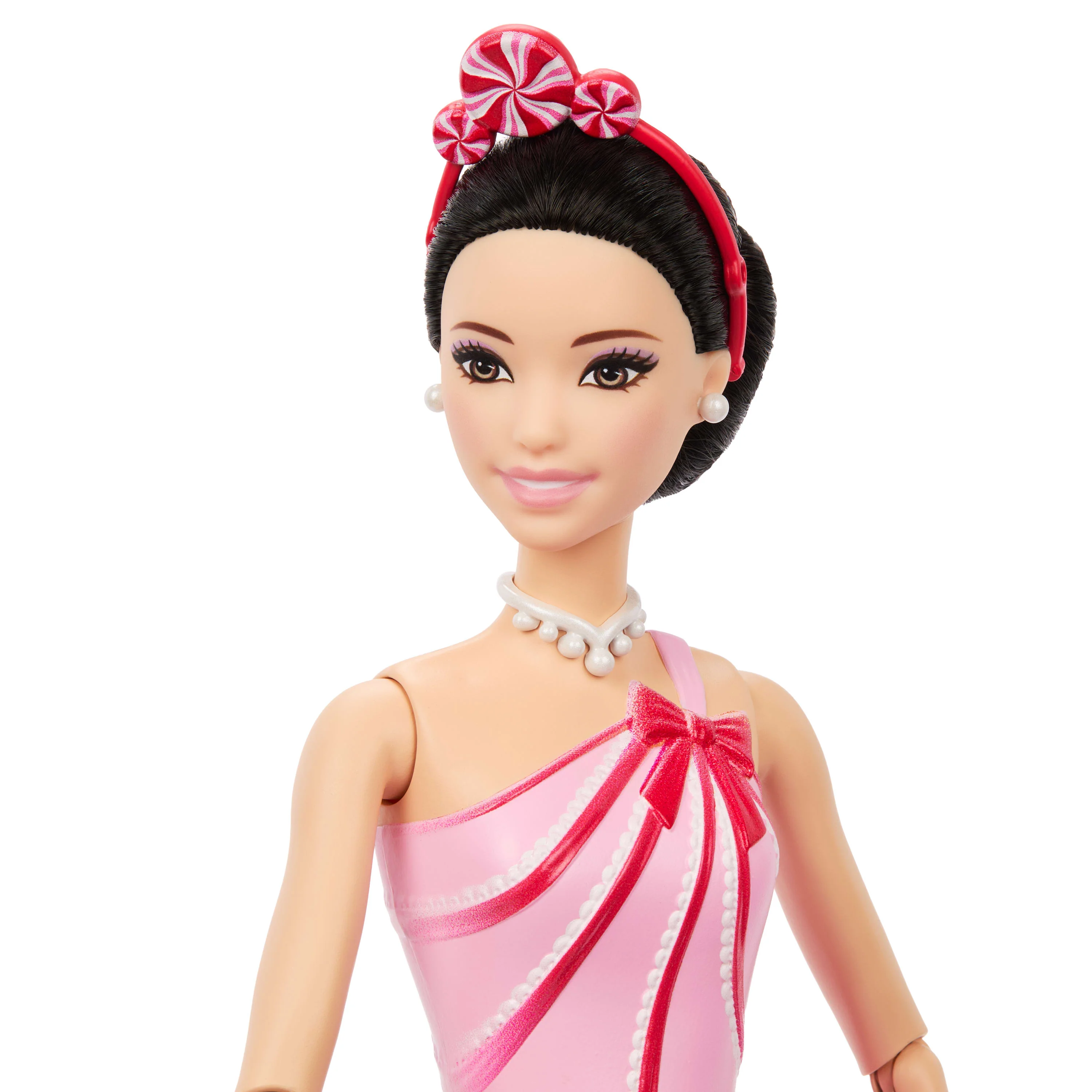 Barbie in The Nutcracker Land Of Sweets Ballerina Renee Doll With Brown Hair, Tutu And Candy Themed Accessories - Image 3