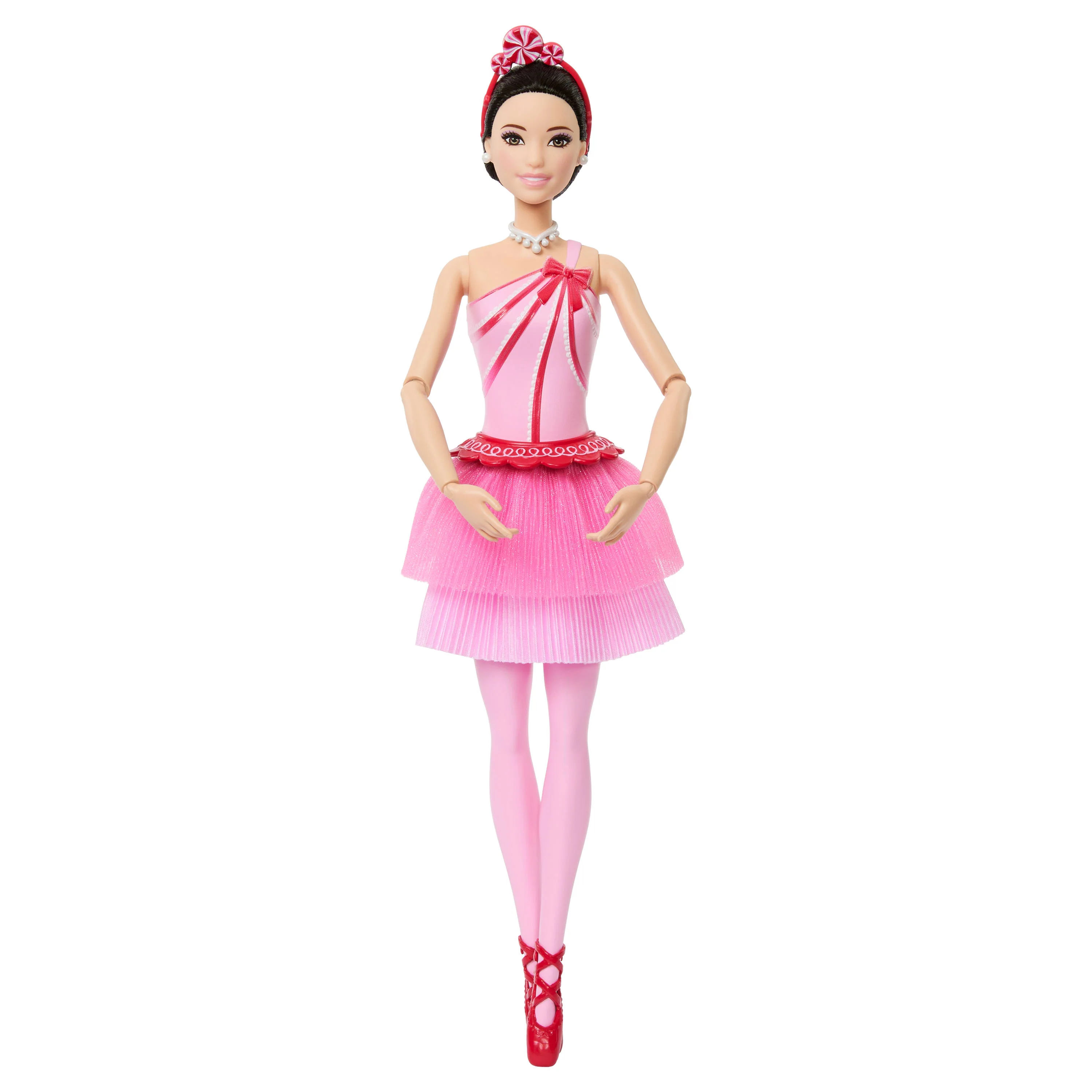 Barbie in The Nutcracker Land Of Sweets Ballerina Renee Doll With Brown Hair, Tutu And Candy Themed Accessories - Image 2