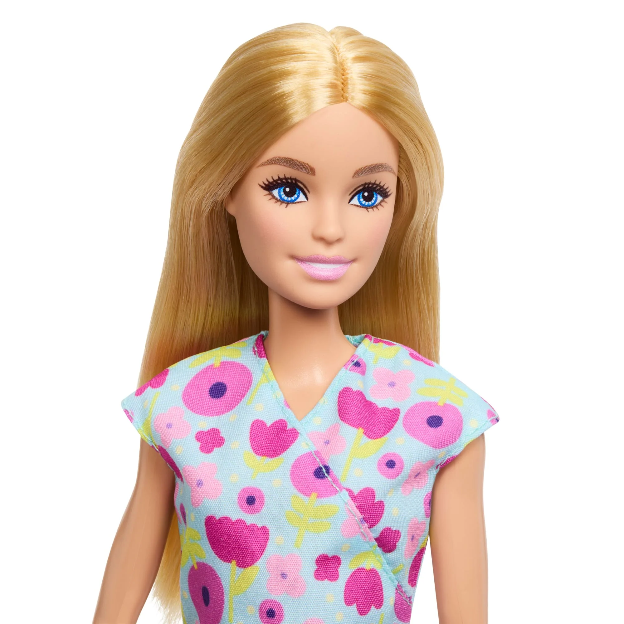 Barbie Métiers-Coffret Barbie Pédiatre-Poupée Blonde et 2 Poupées Bébés - Image 2