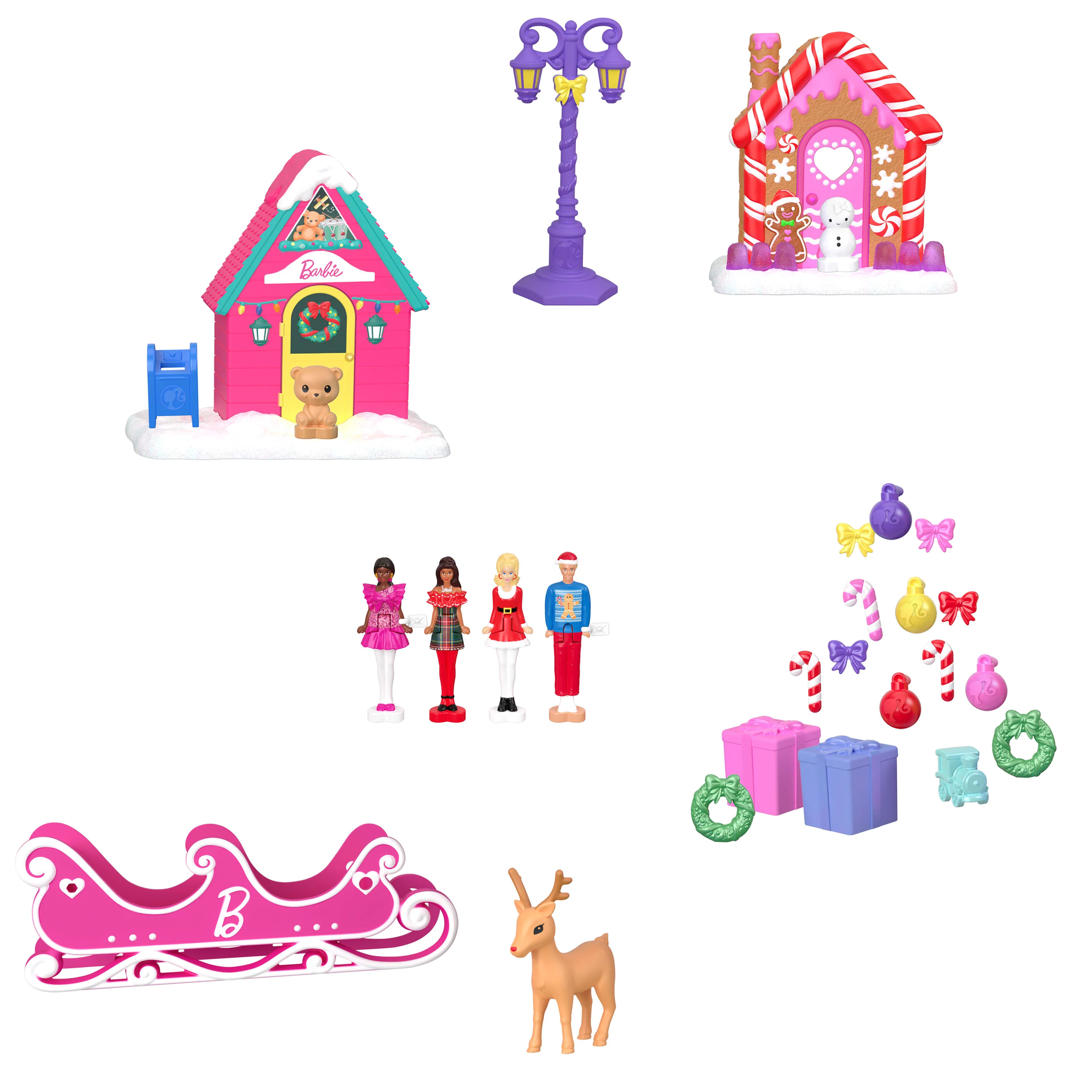 Barbie Mini Barbieland Collectible Advent Calendar With 1.5-Inch Dolls & 24 Days Of Surprises - Image 4