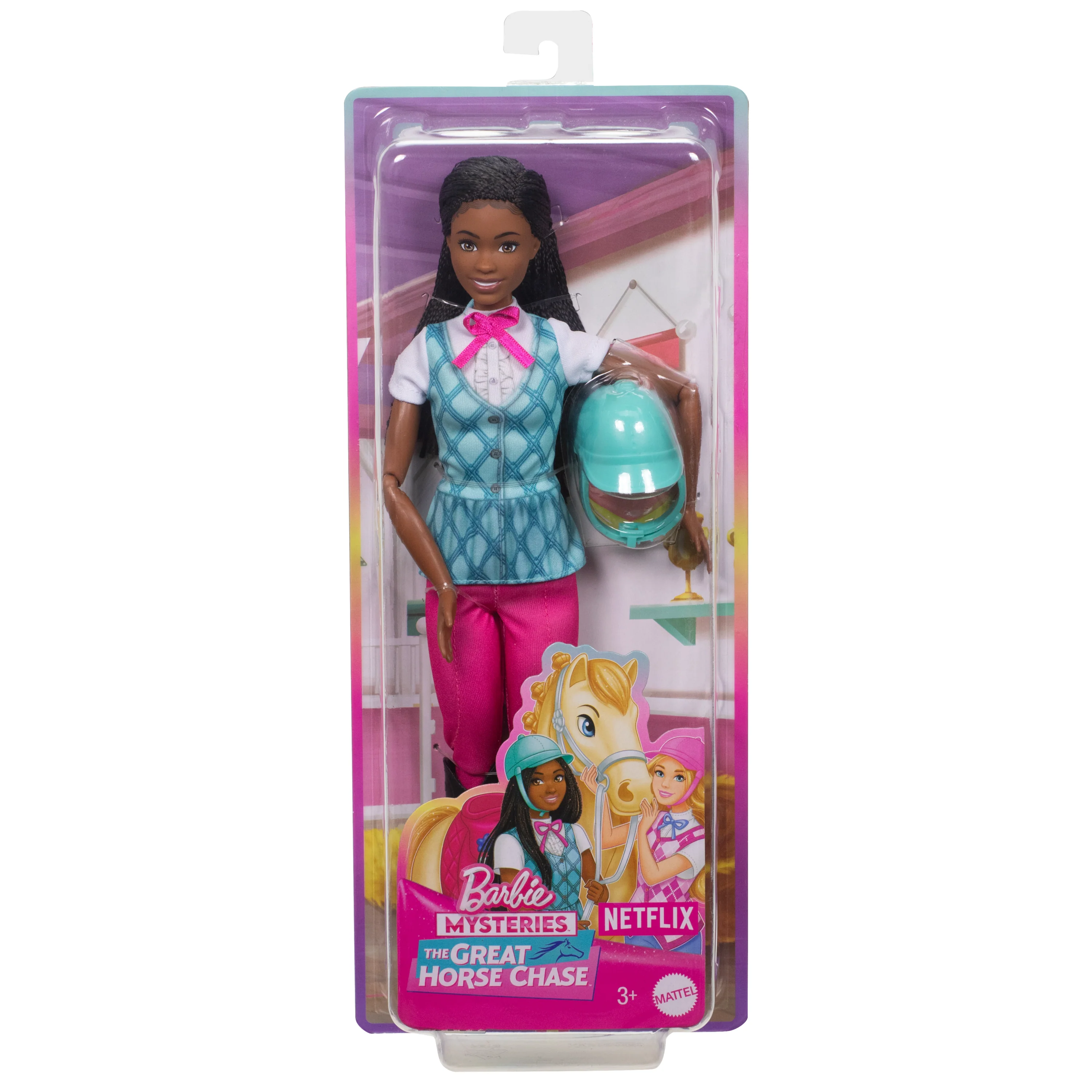 Barbie Mysteries: The Great Horse Chase Barbie “Brooklyn” Doll With Riding Clothes & Accessories - Image 4