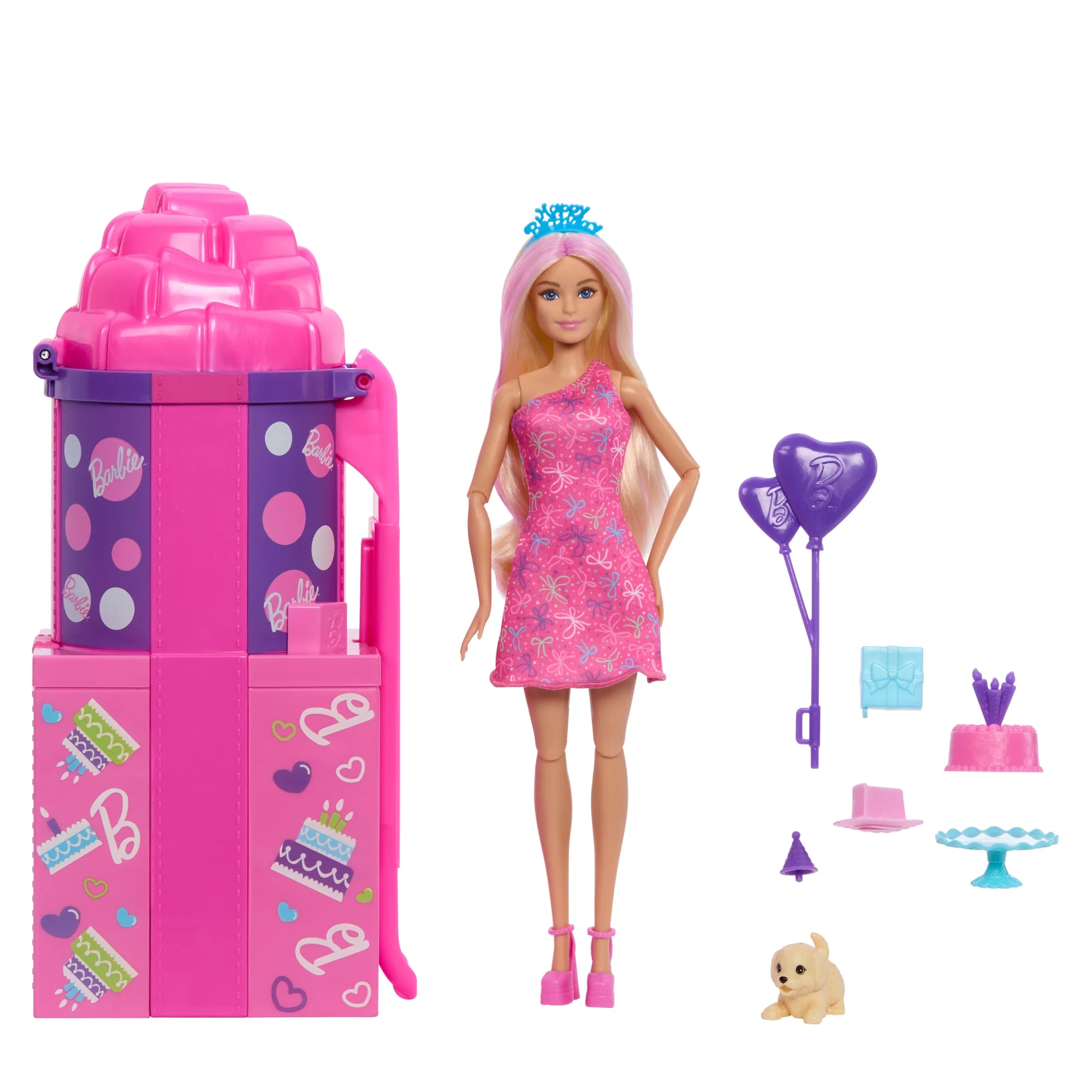 Barbie Party Unboxed Muñeca Party Unboxed Resbaladilla
