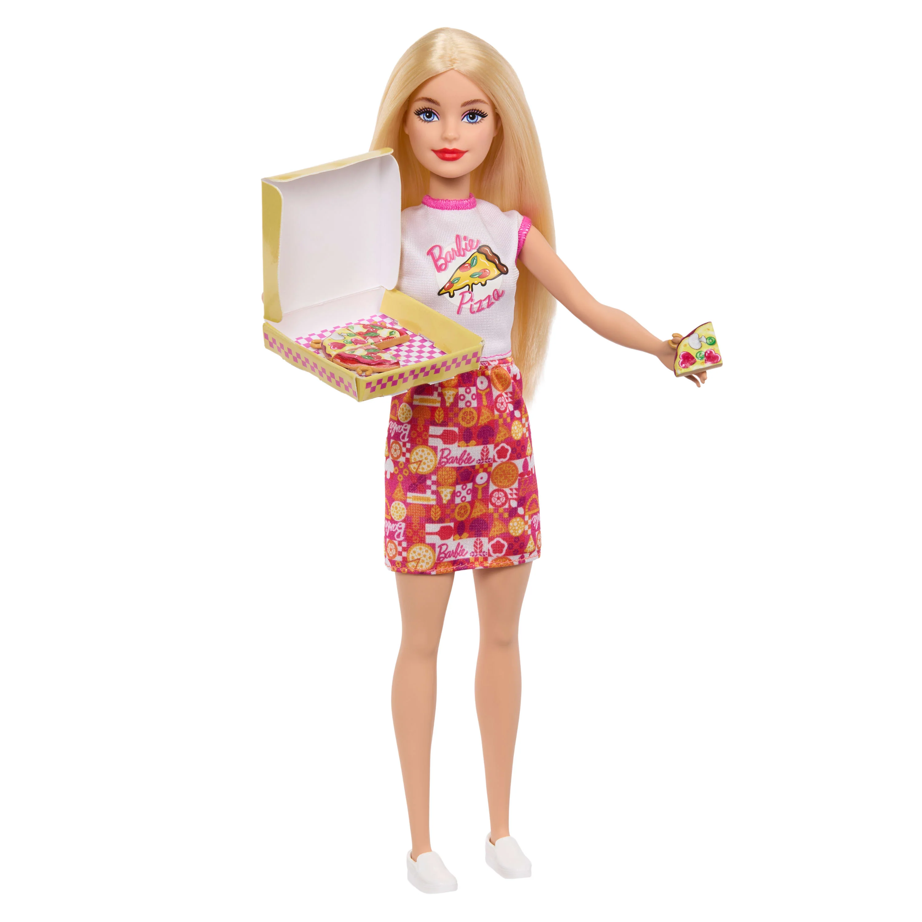 Barbie Pizza Shop Playset With Blonde Doll, Pizza Making Station, 25 Accessories - Image 3