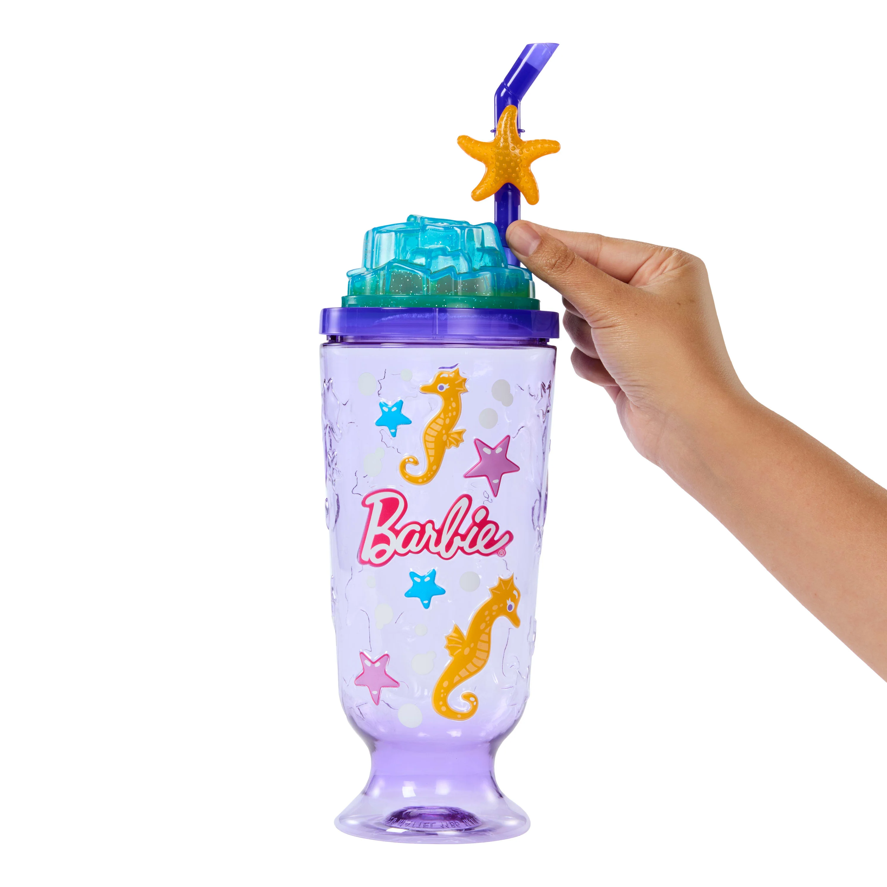 Barbie Pop Reveal Doll & Accessories, Sea Slushy Series Fashion Doll, Pet, Slime & Color Change - Image 5