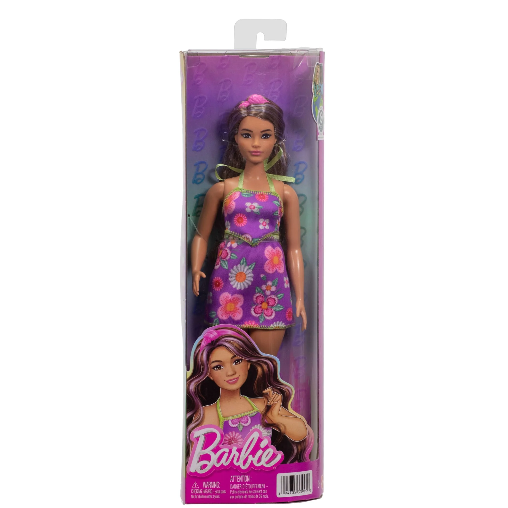 Barbie Poupée Barbie Fashionistas Brune à Mèches Violettes - Image 6