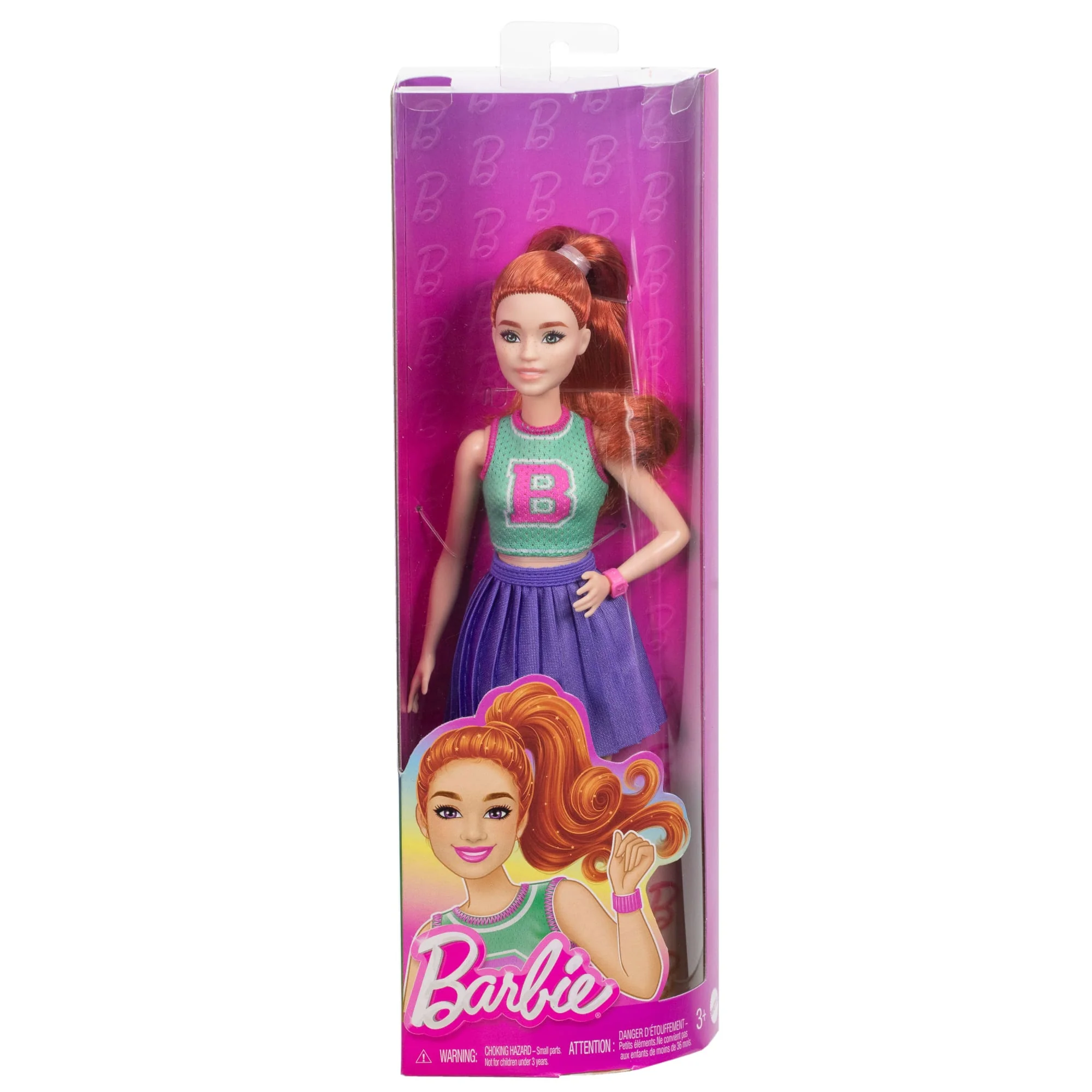 Barbie Fashionistas Poupée232, Rousse, Haut en Jersey - Image 6