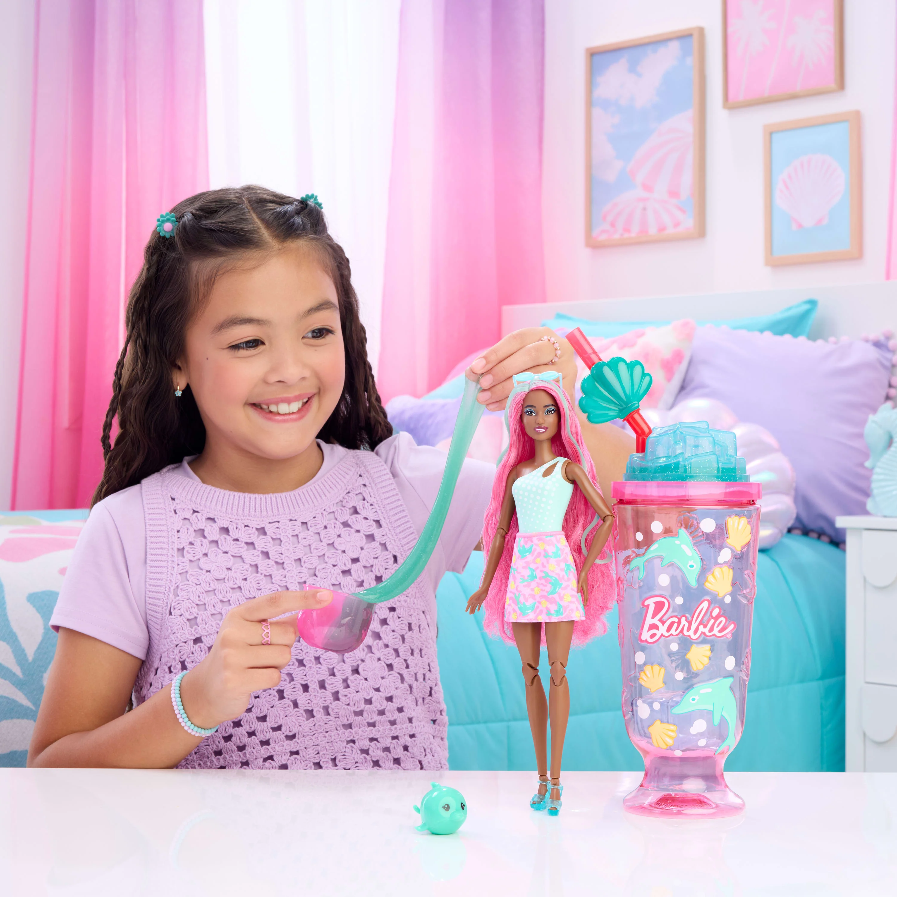Barbie Poupée Pop Reveal Série Sea Slushy - Image 2