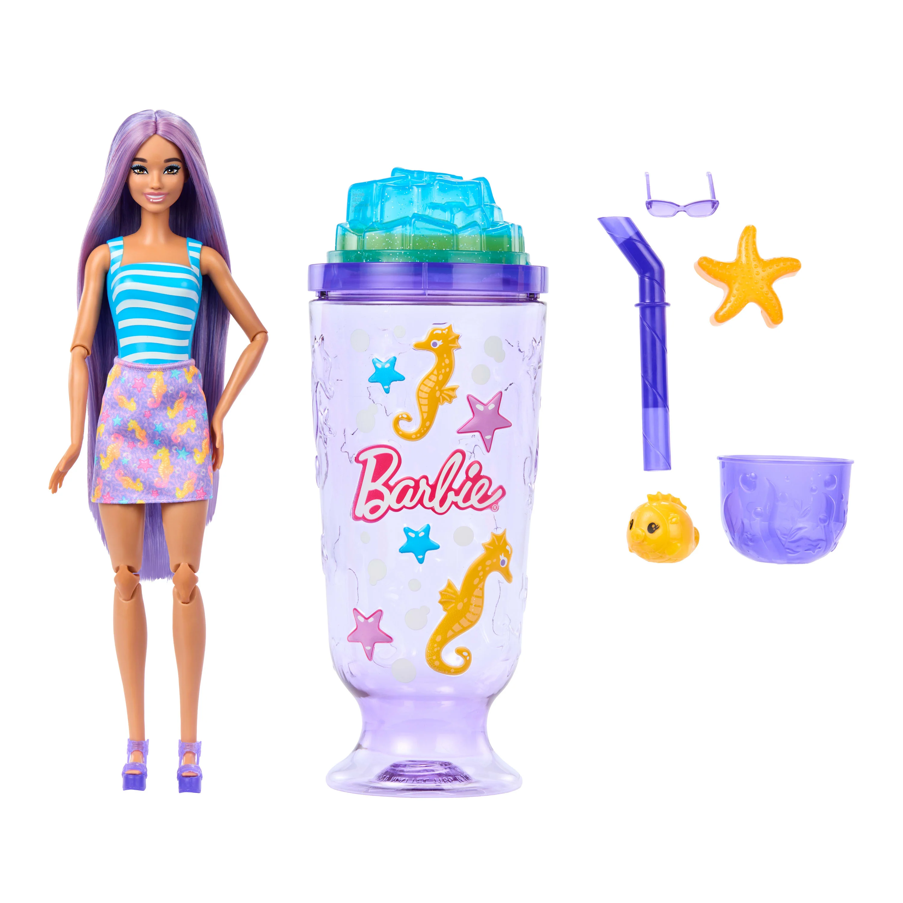 Barbie Poupée Pop Reveal Série Sea Slushy