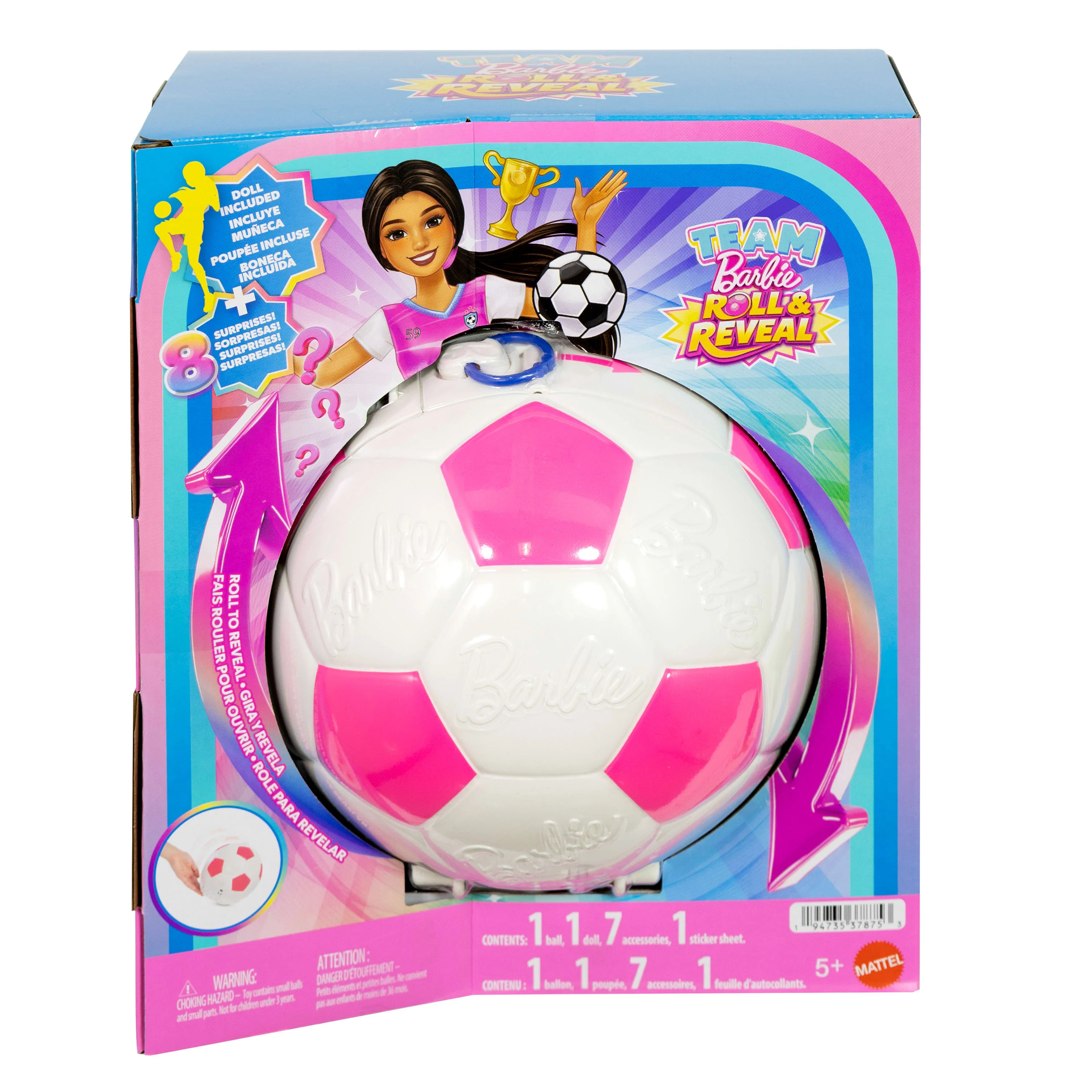 Barbie Profissões Boneca Barbie Career Burst Jogadora de Futebol - Image 6