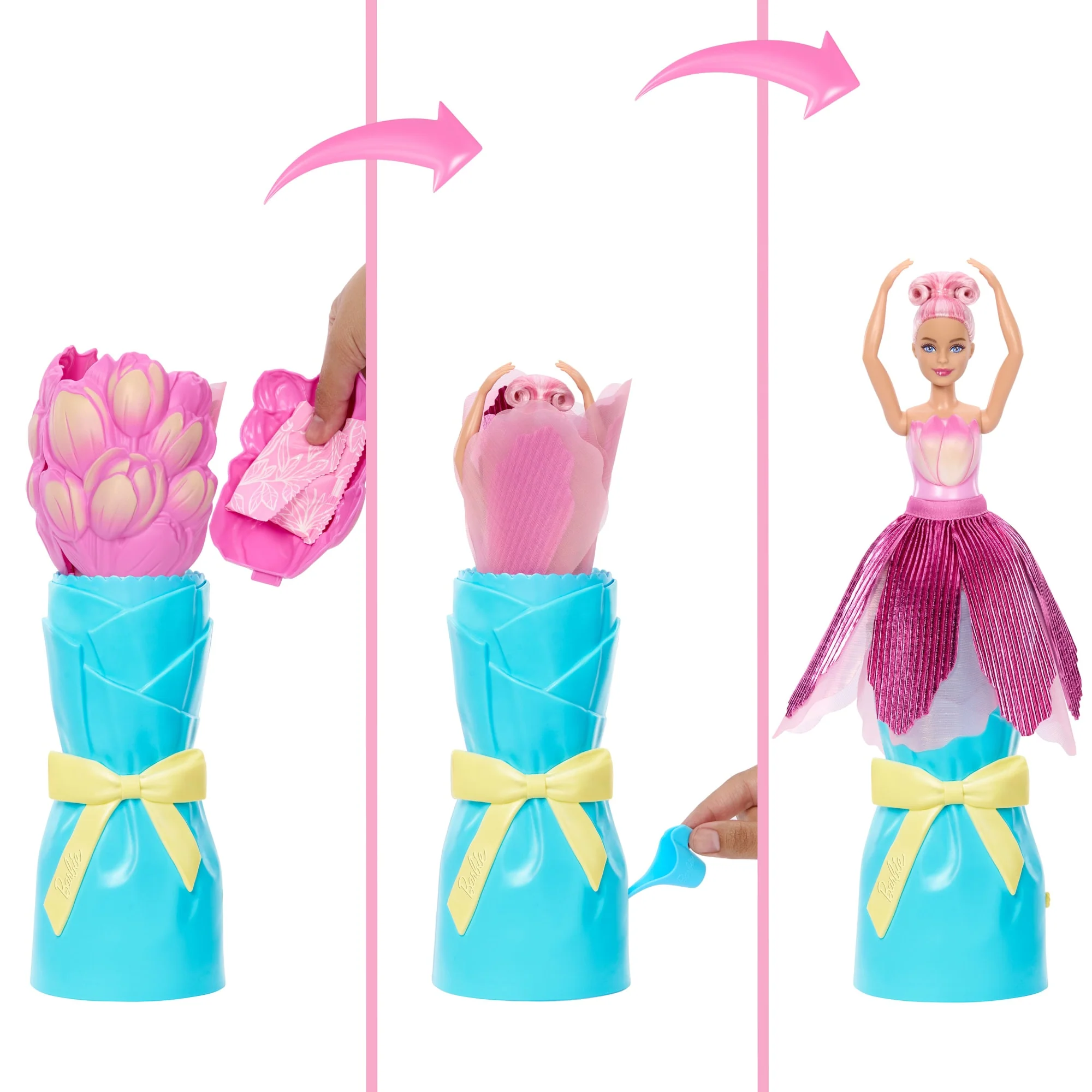 Barbie Reveal Petal Pop Tulipan Rosa - Image 3