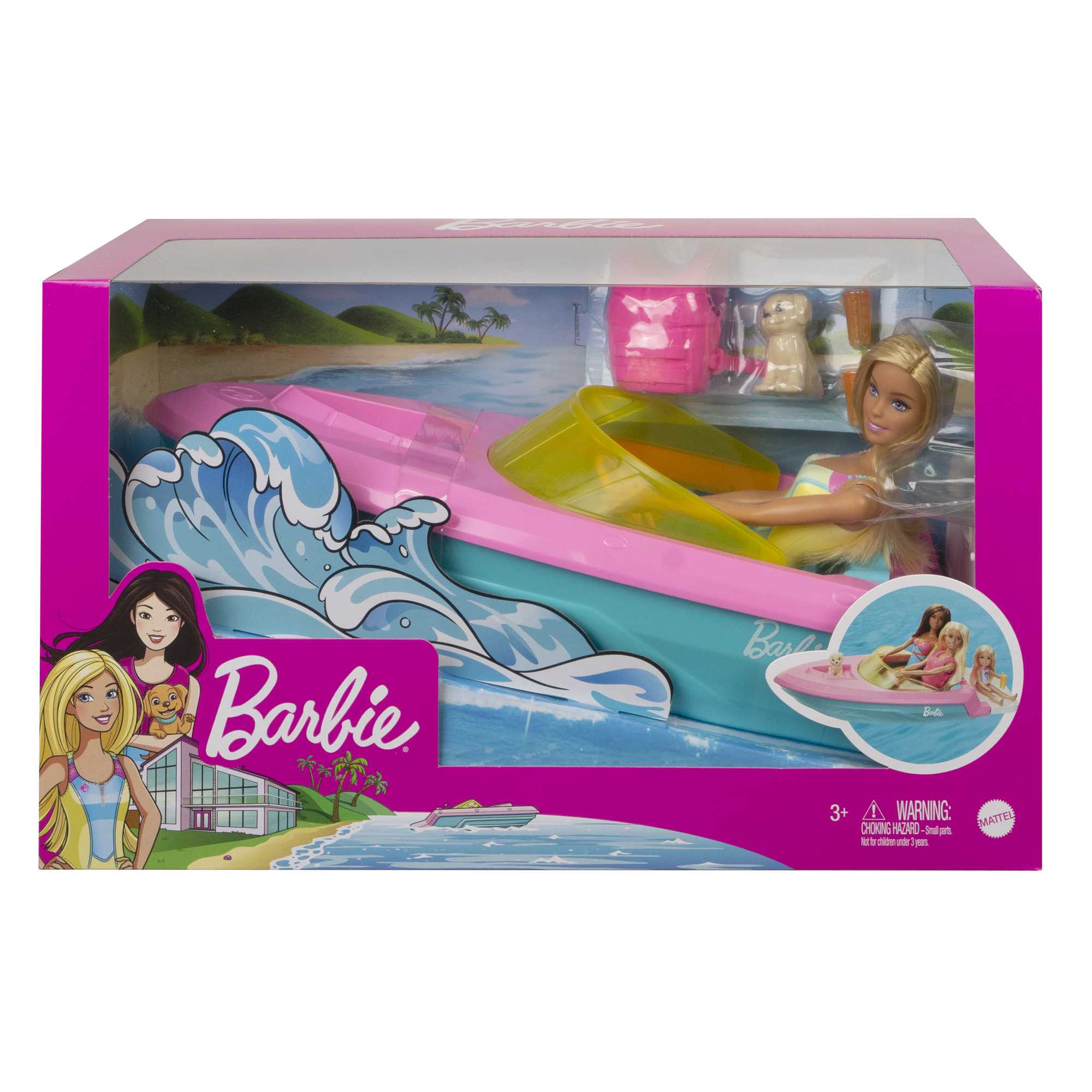 Barbie Set de Juego Bote acuático con Muñeca - Image 5
