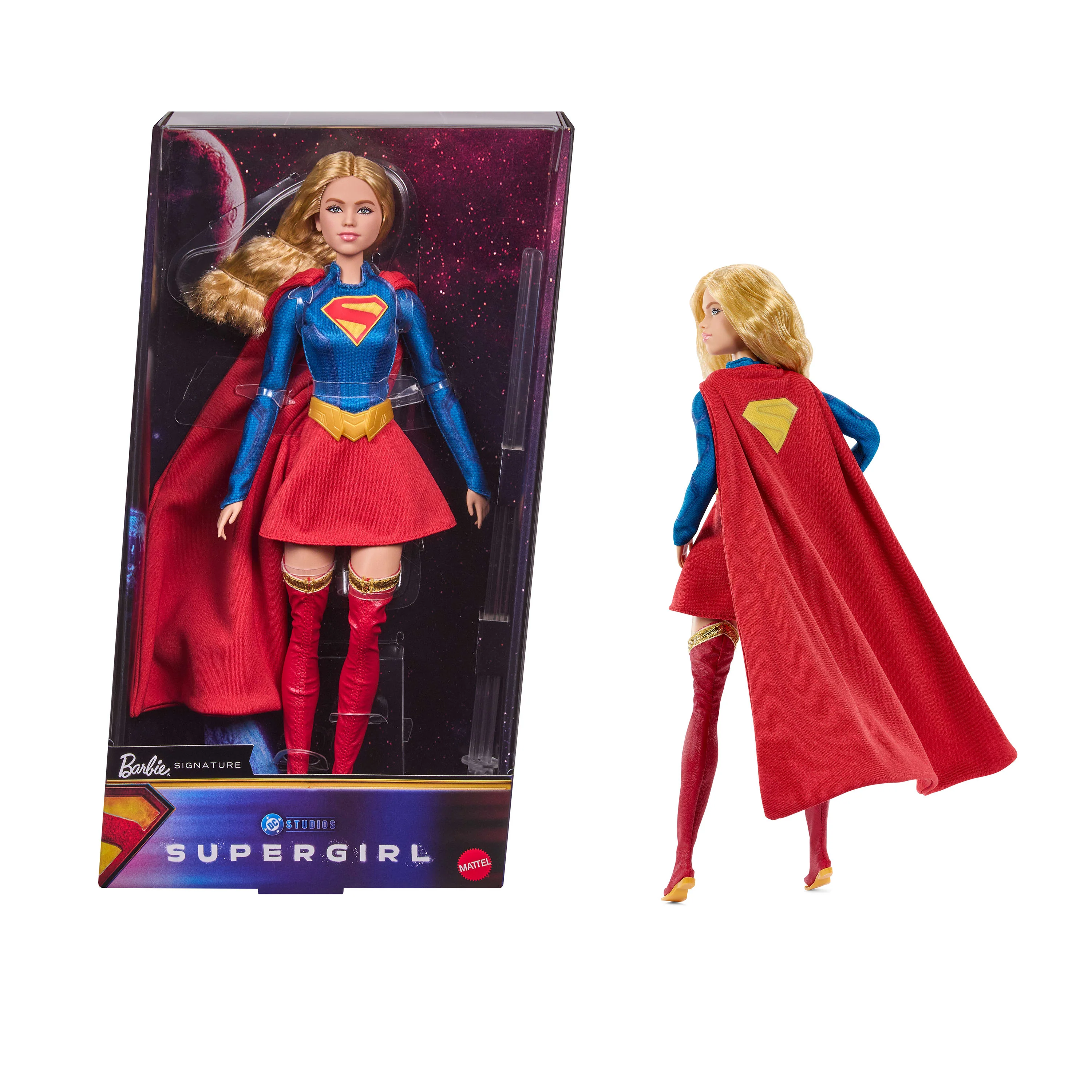 Barbie Signature DC Supergirl Fashion Doll, Super Hero Costume With Cape