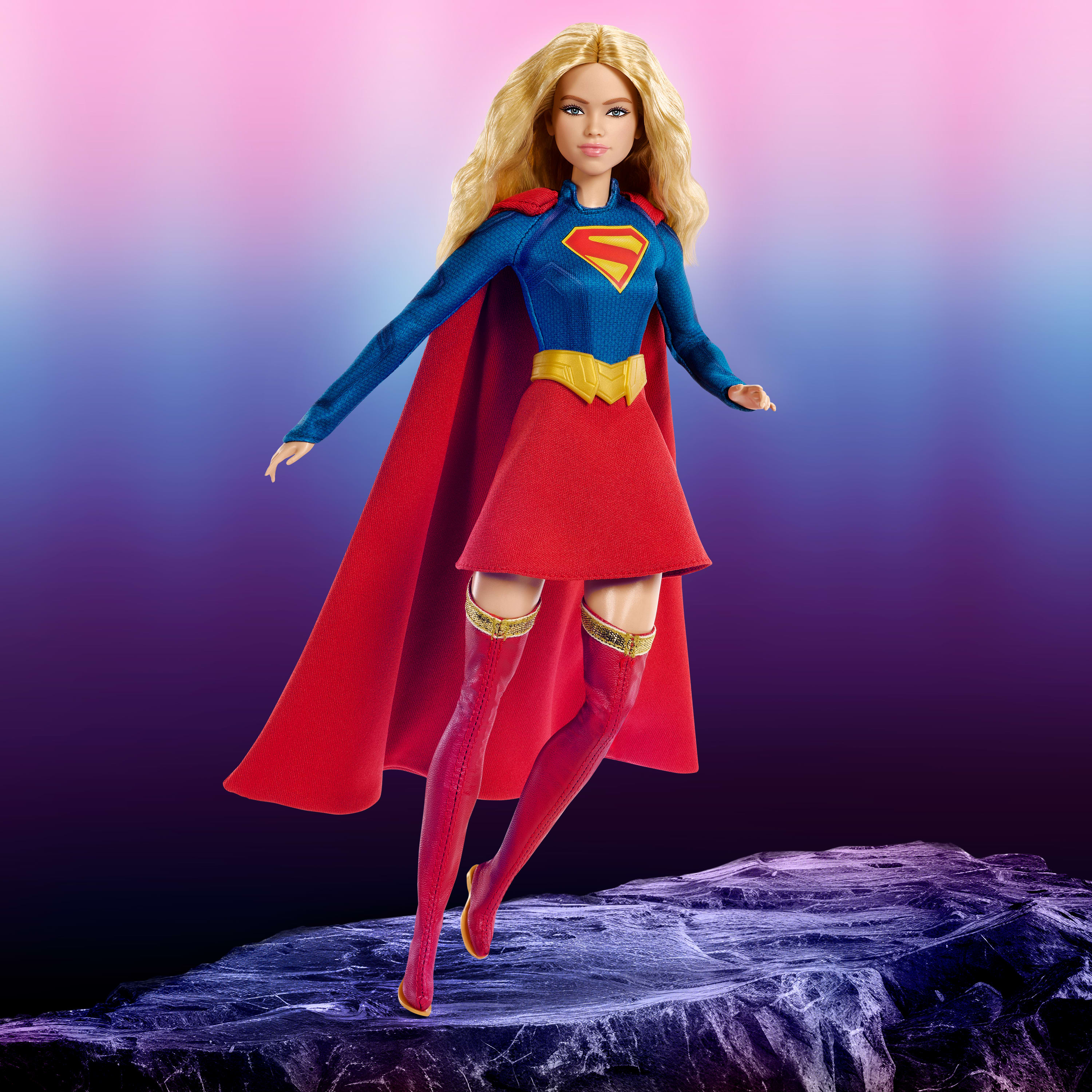 Barbie Signature DC Supergirl Fashion Doll, Super Hero Costume With Cape - Image 2